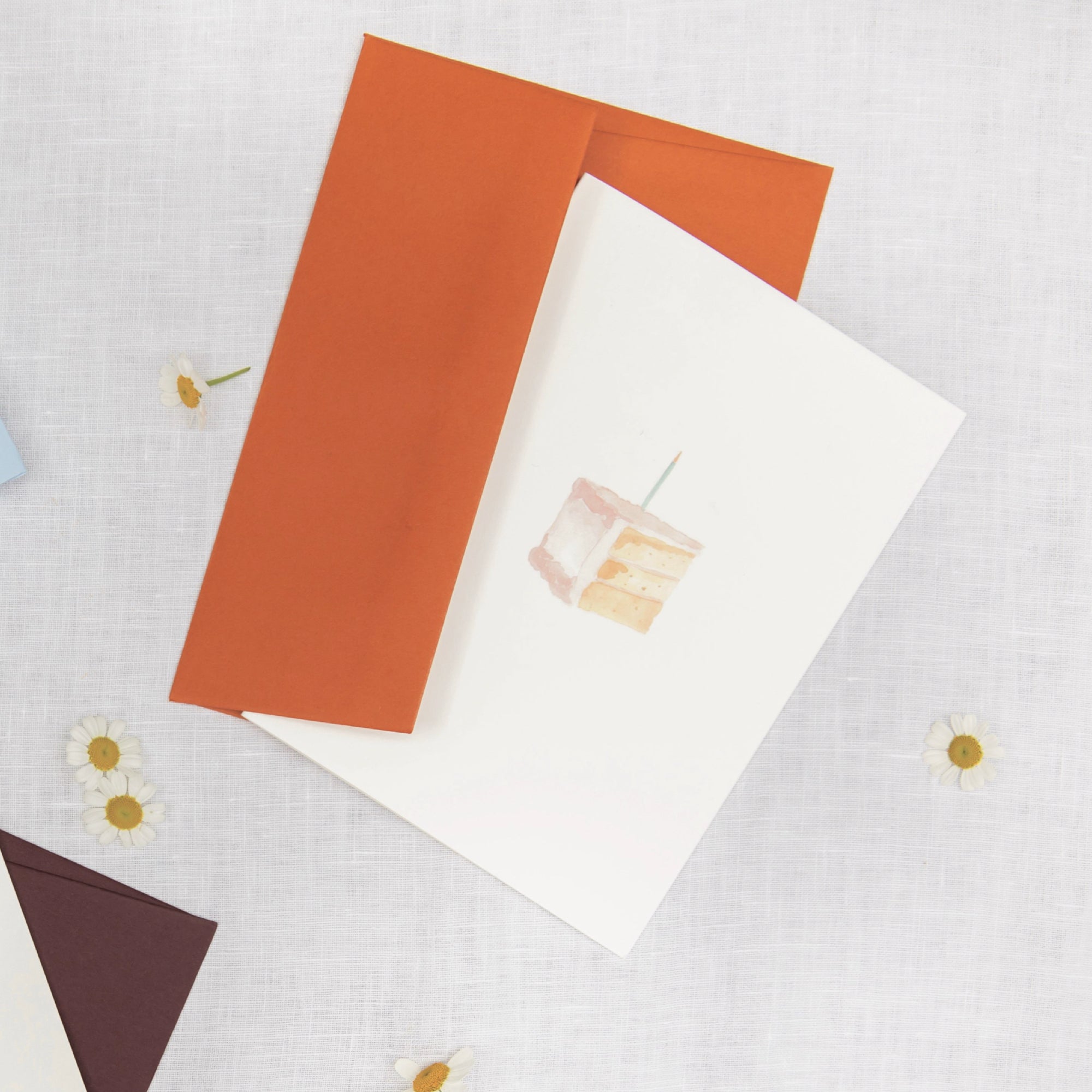 Pack of 5 Piece of Cake Cards