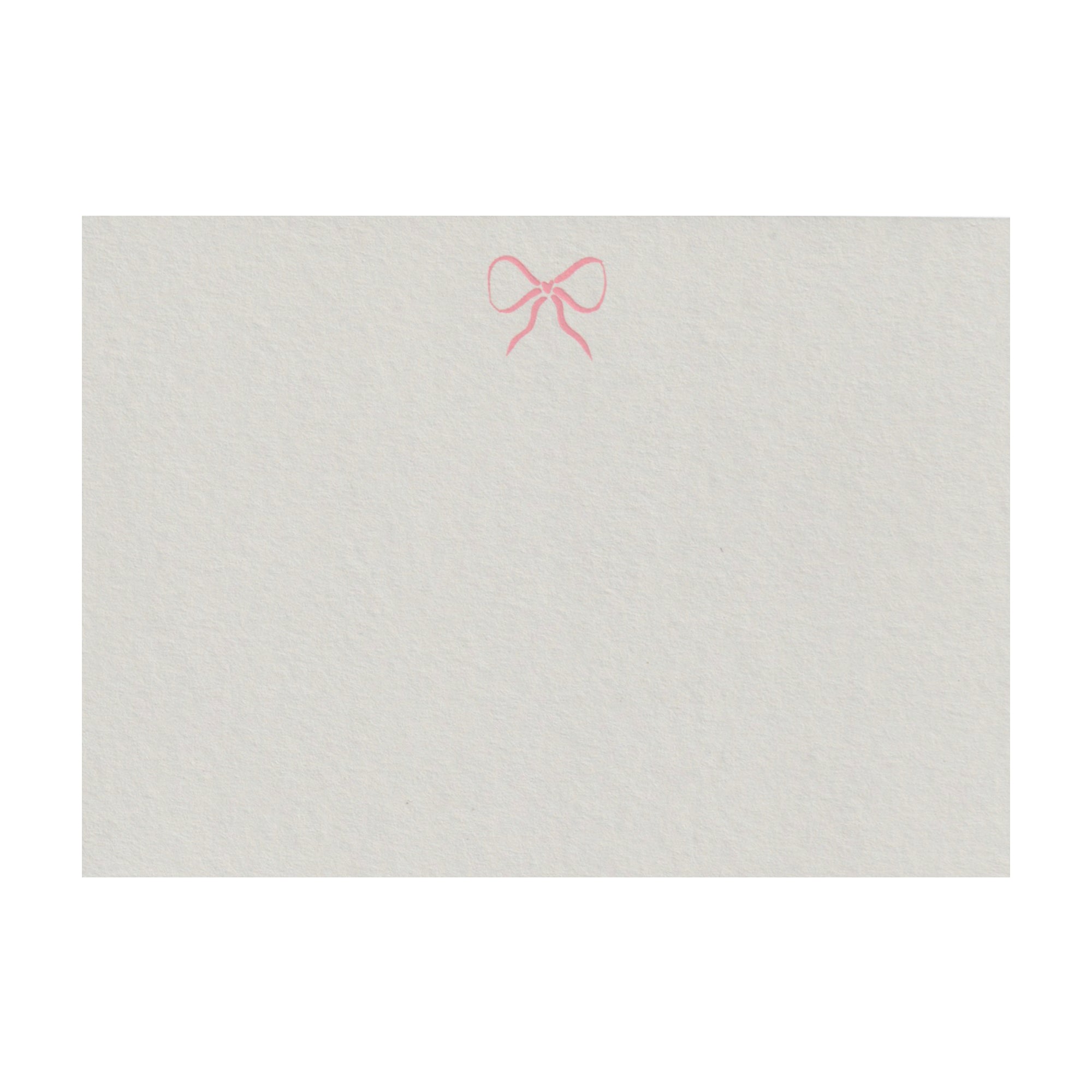 Bow Note Cards in Dove