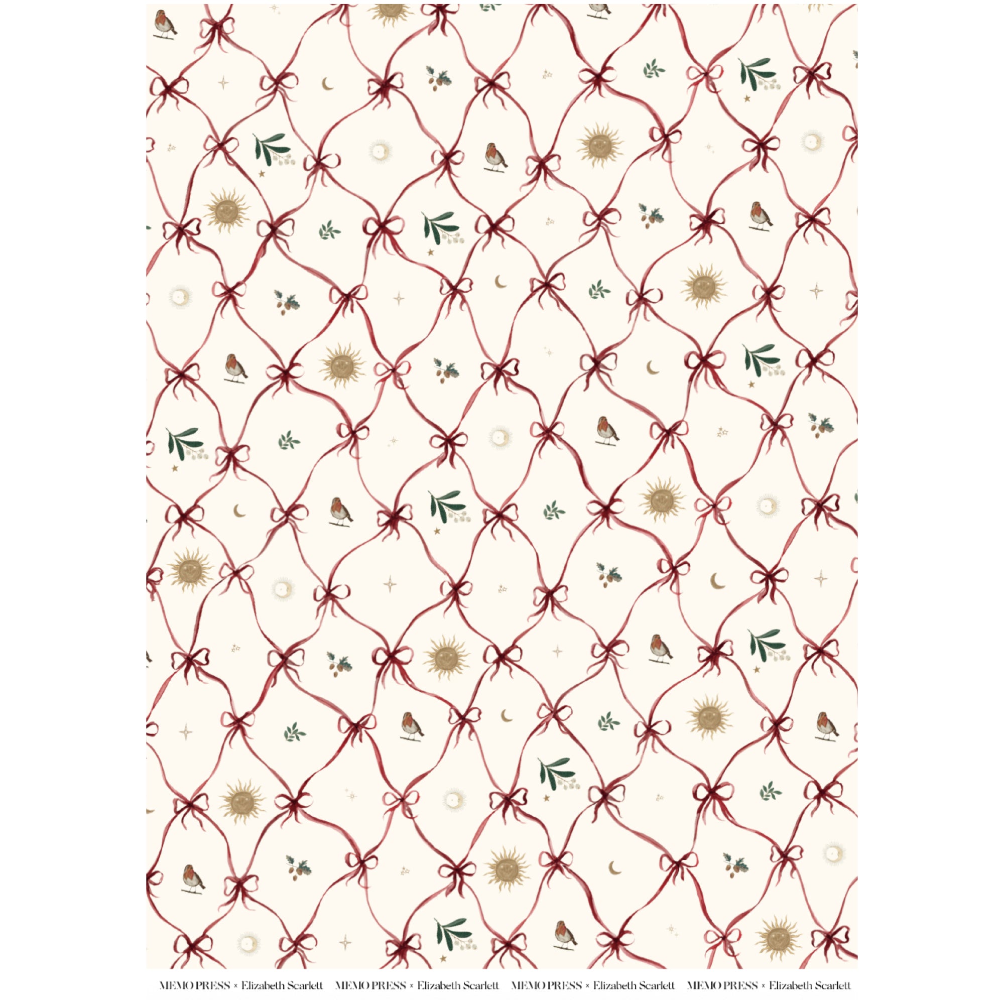Elizabeth Scarlett x Memo Press Wrapping Paper