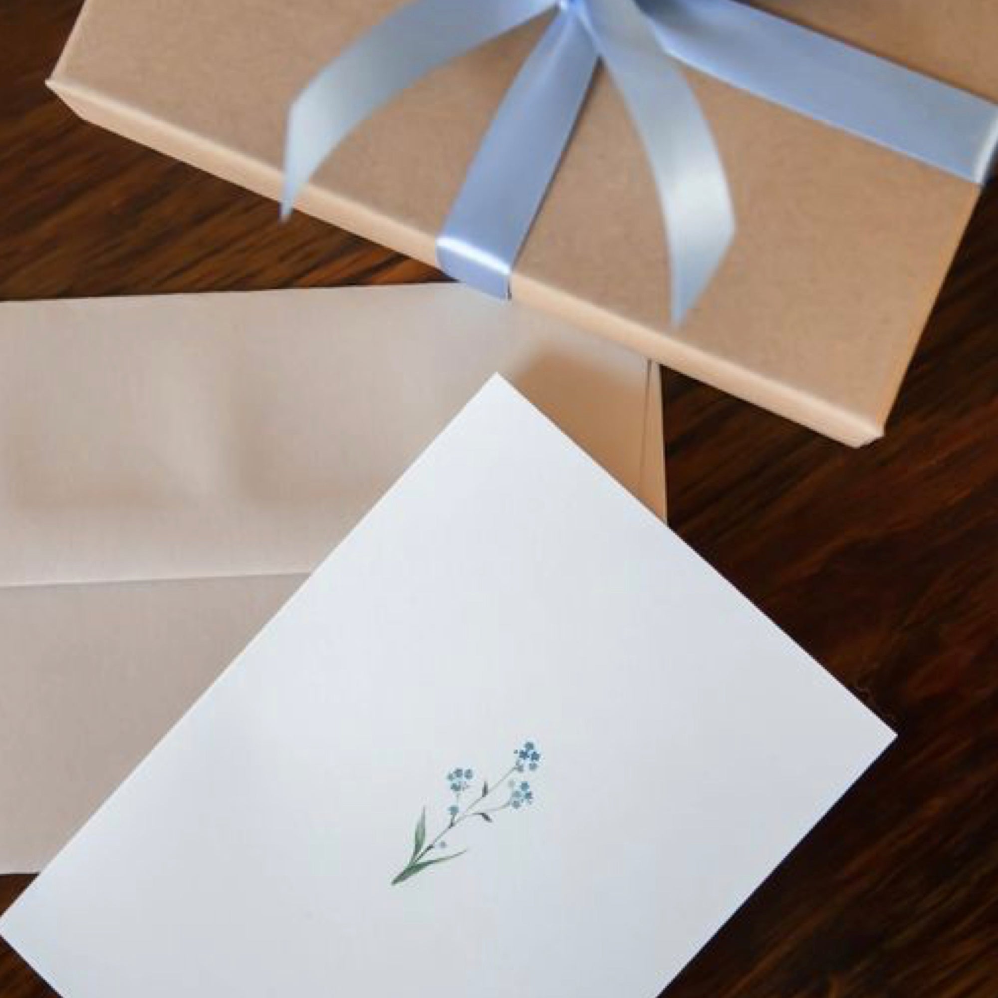 Pack of 5 Forget Me Not Cards