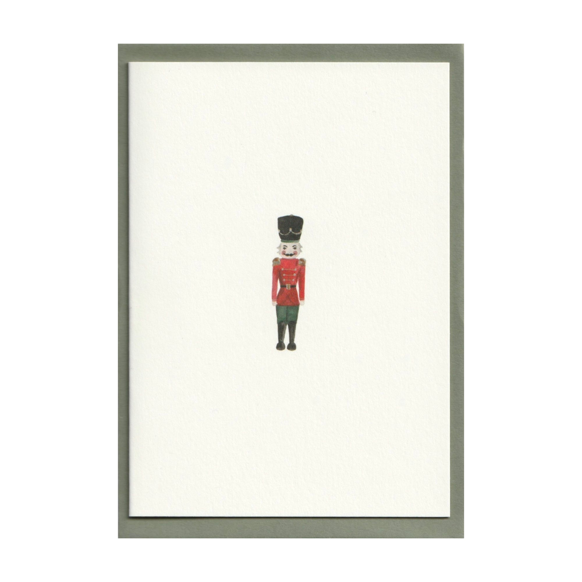 Memo Press Christmas card collection, luxury cards with watercolour illustrations, Nutcracker, Candy Cane, Tree, Robin Redbreast, Mistletoe