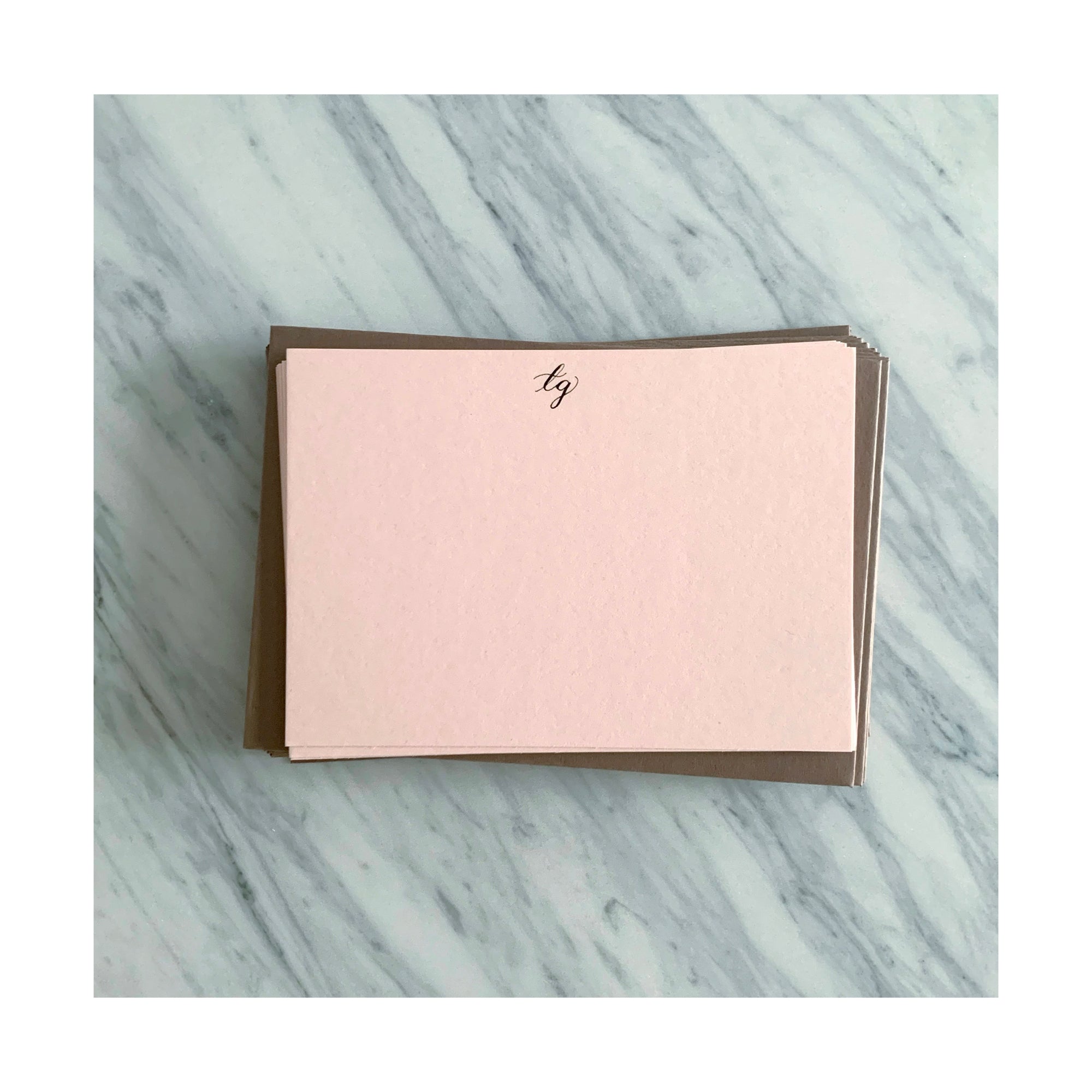 Personalised Note Cards in Shell
