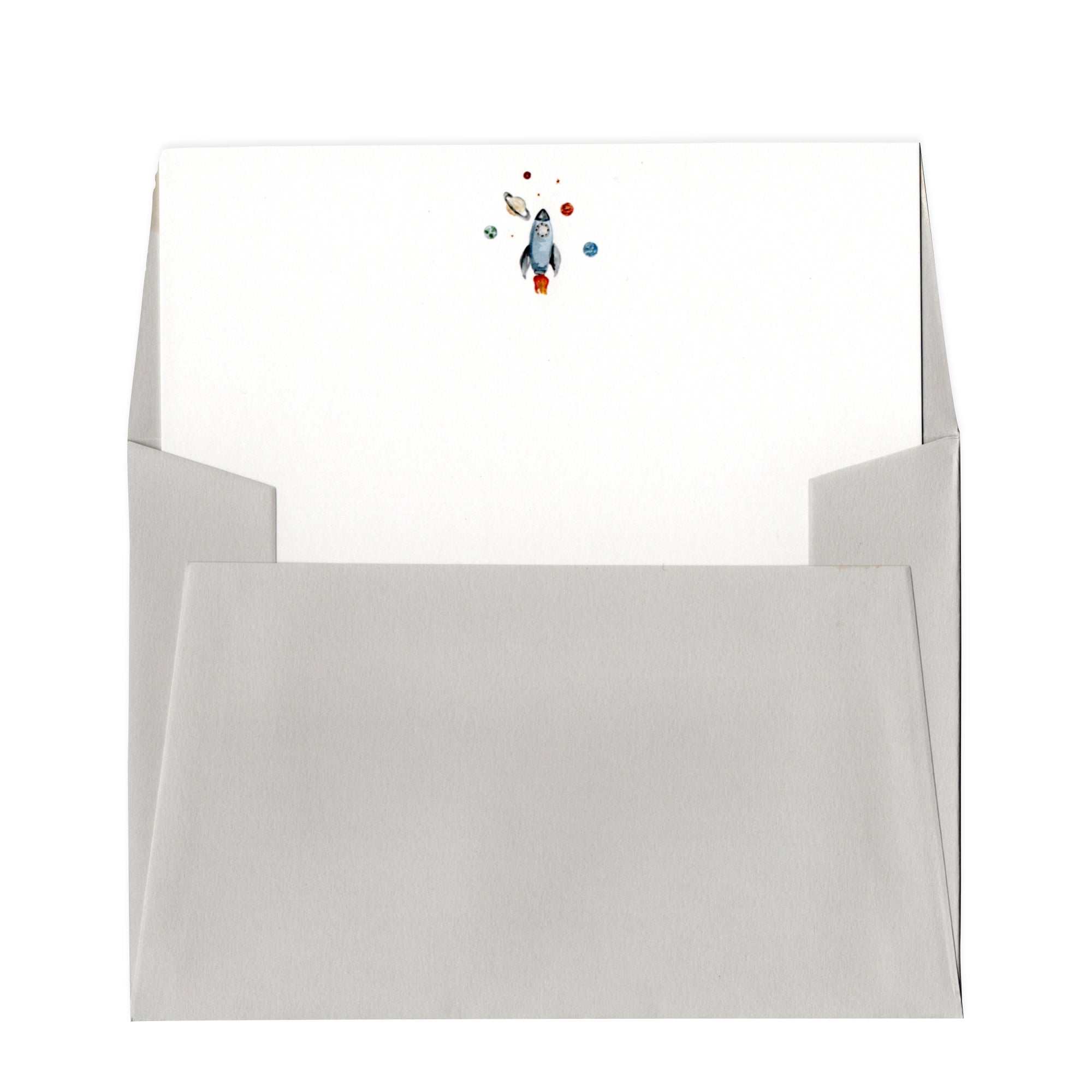 Rocket Ships Note Cards