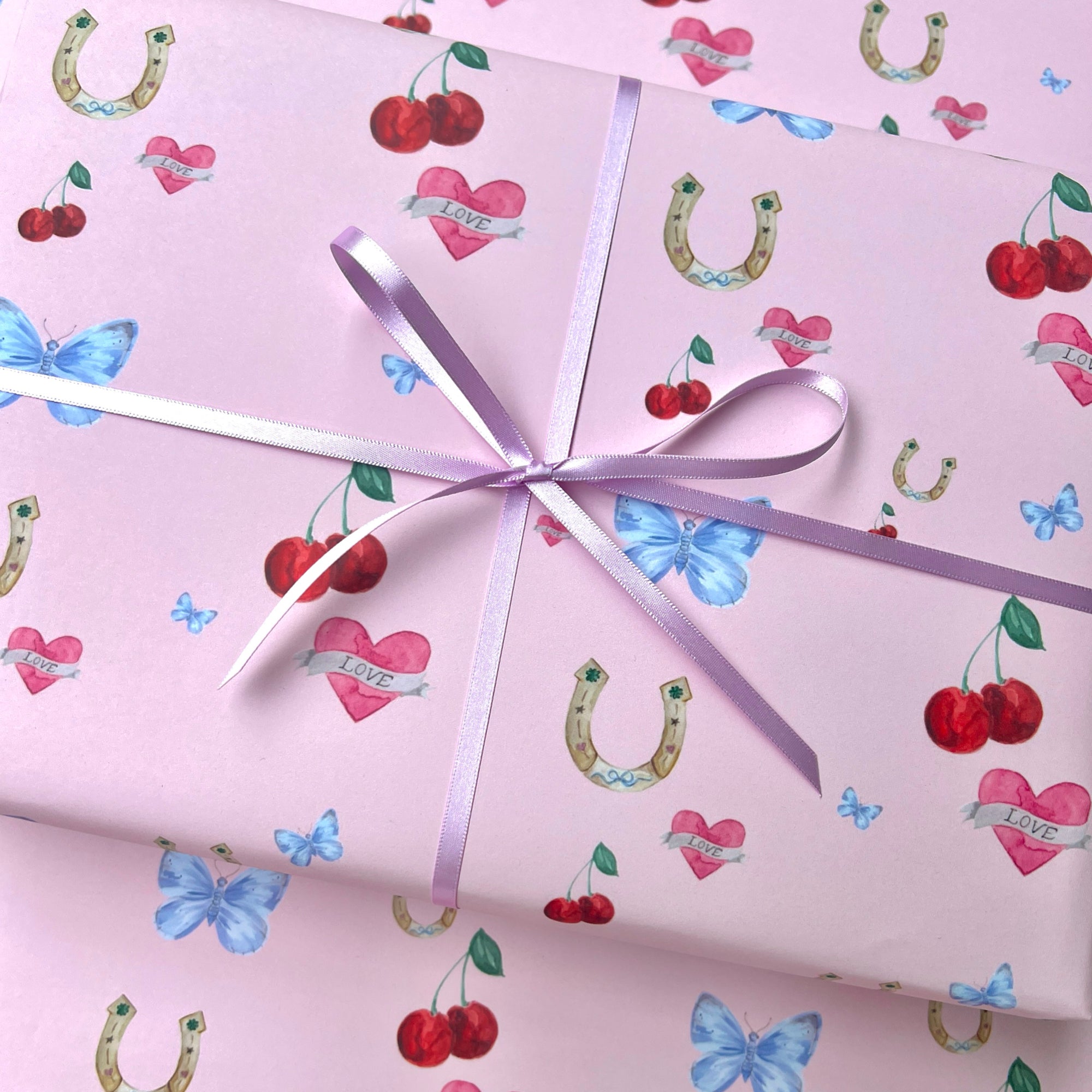 Lucky Heart Wrapping Paper