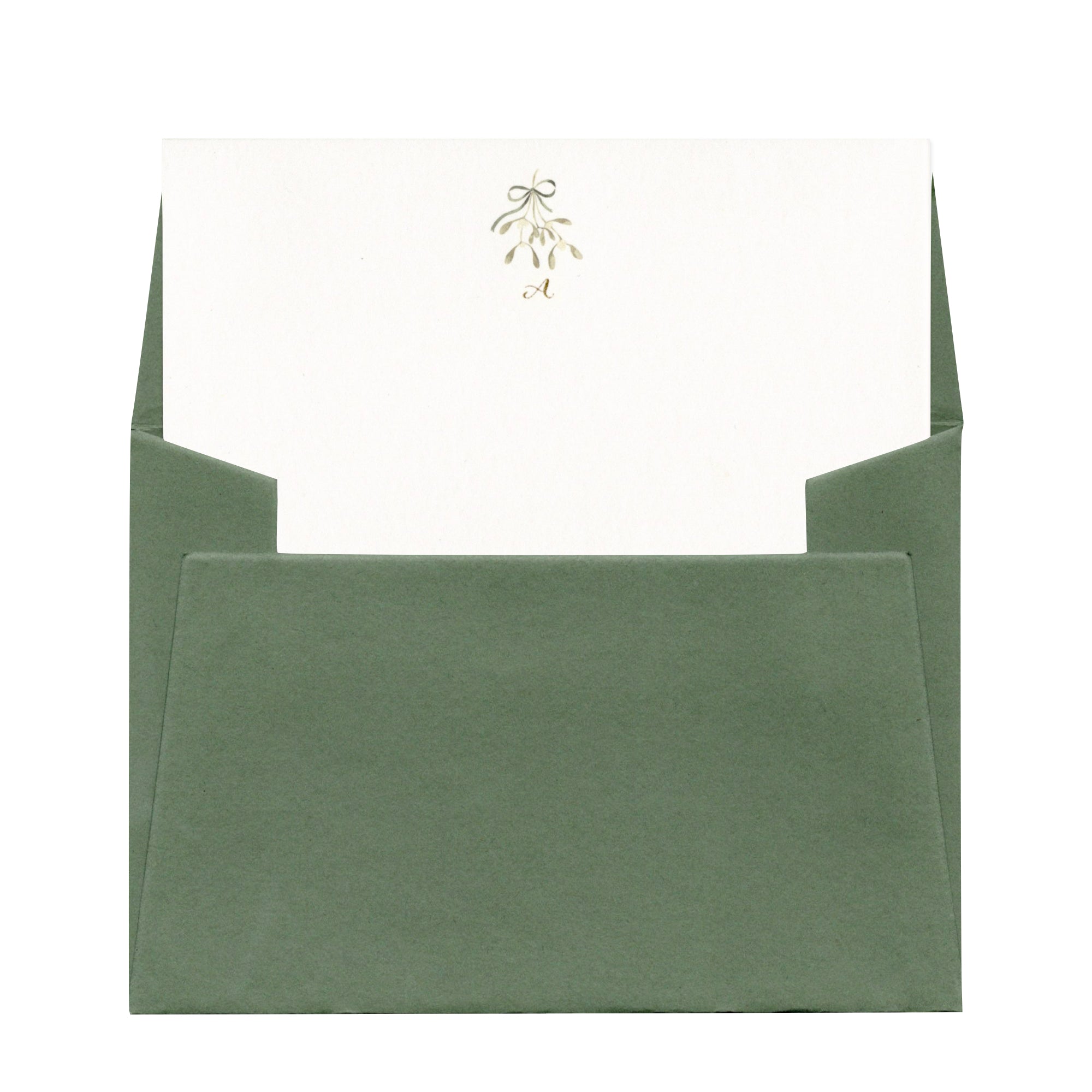 Personalised Mistletoe Note Cards
