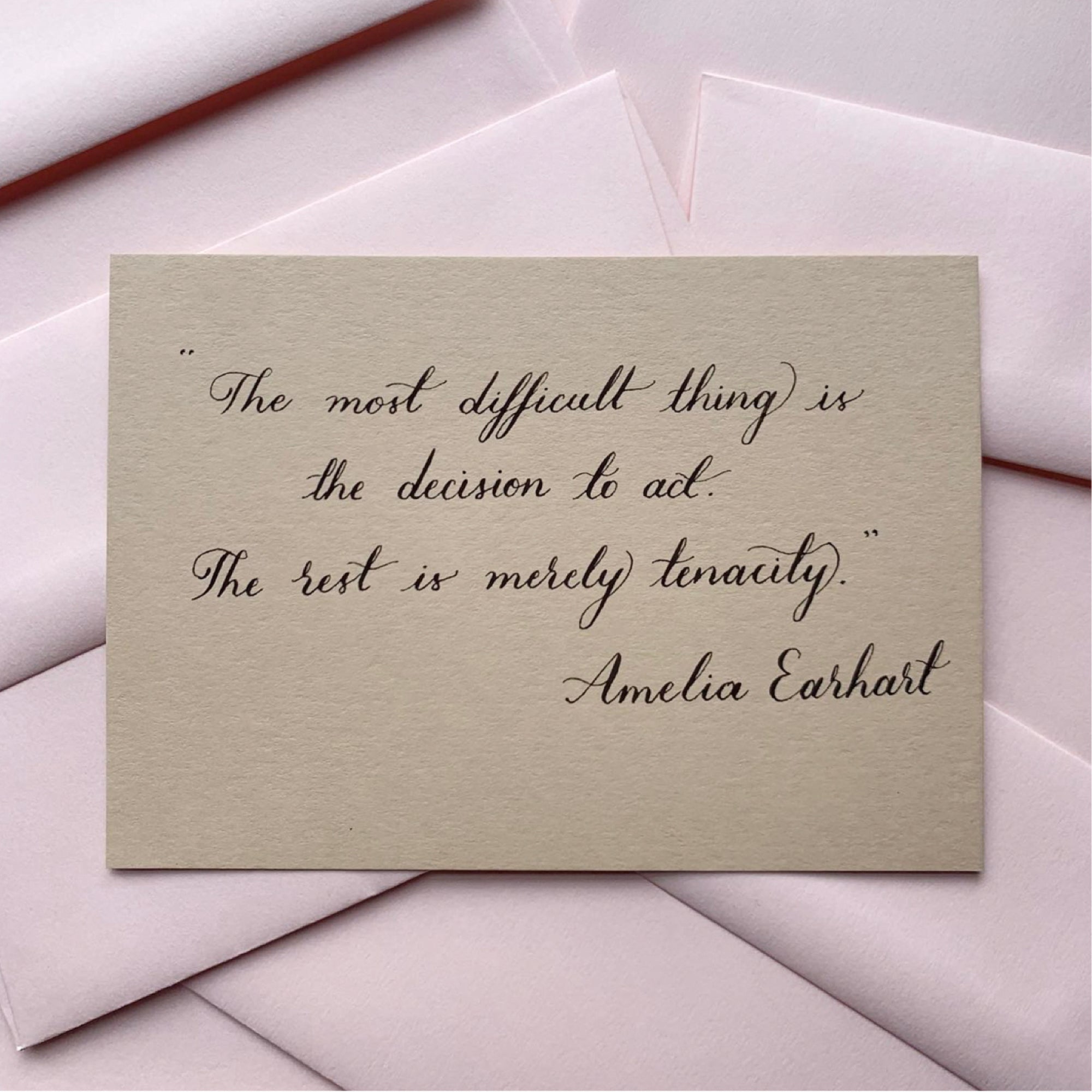 Quote Card : The most difficult thing...