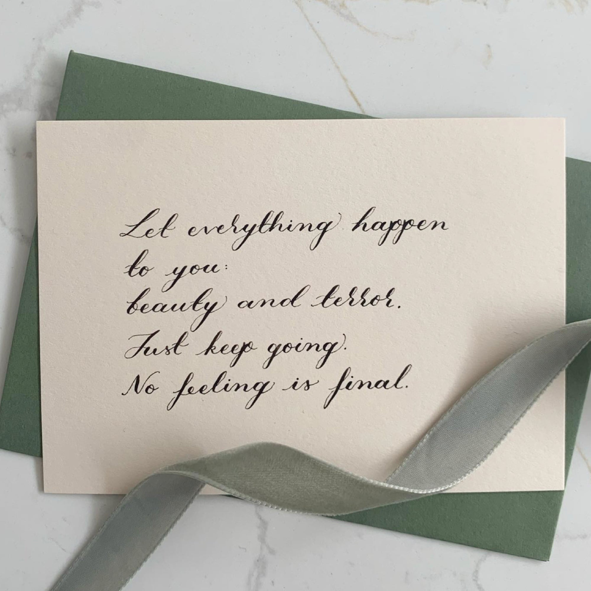 Quote Card : Let everything happen...