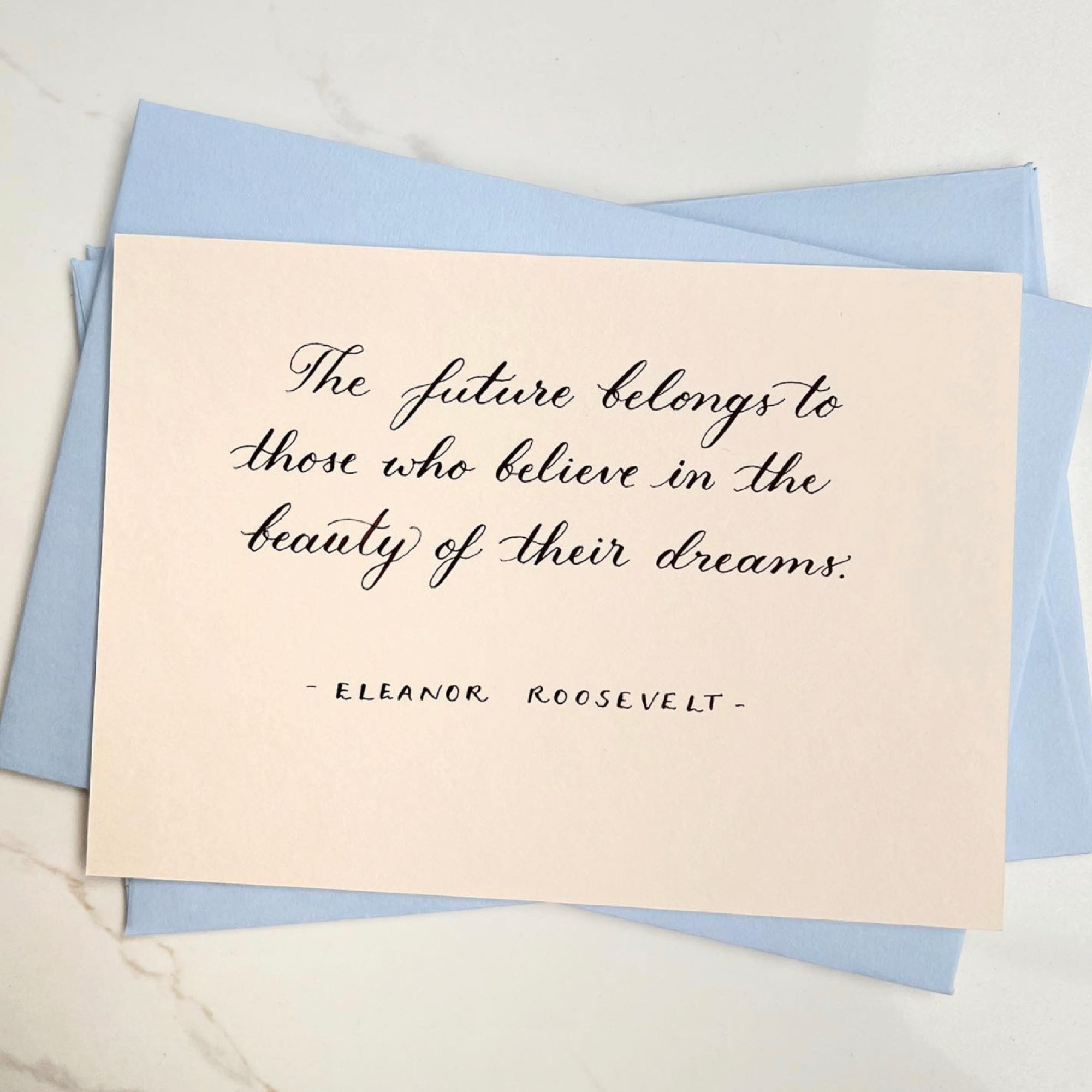 Quote Card : The future belongs...