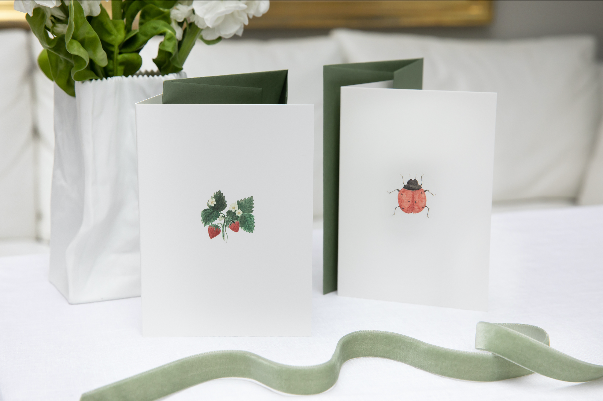 Pack of 5 Strawberry Cards - Seconds