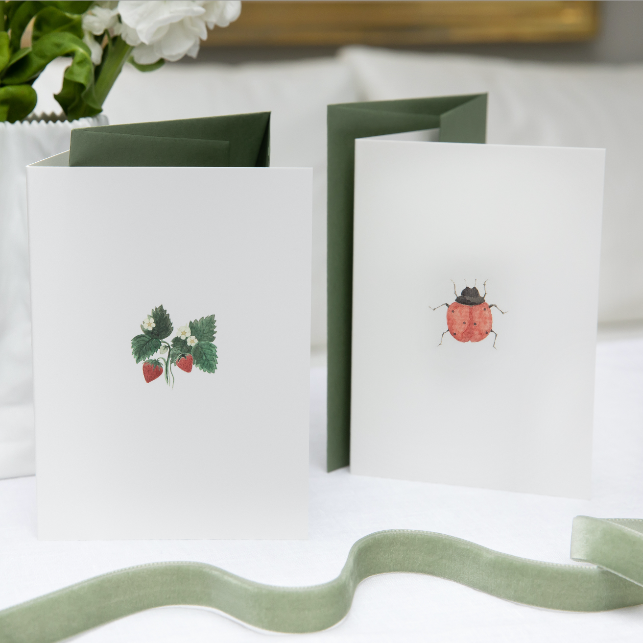 Set of 5 Strawberry Cards