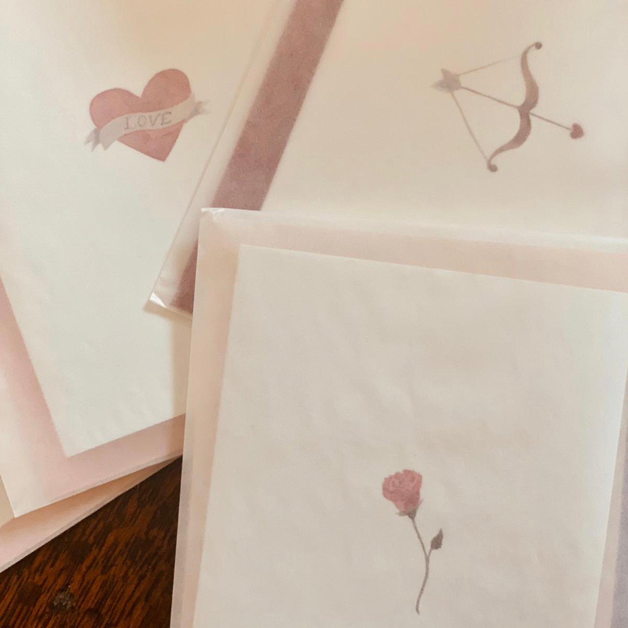 Pack of 5 St. Valentine's Day Cards