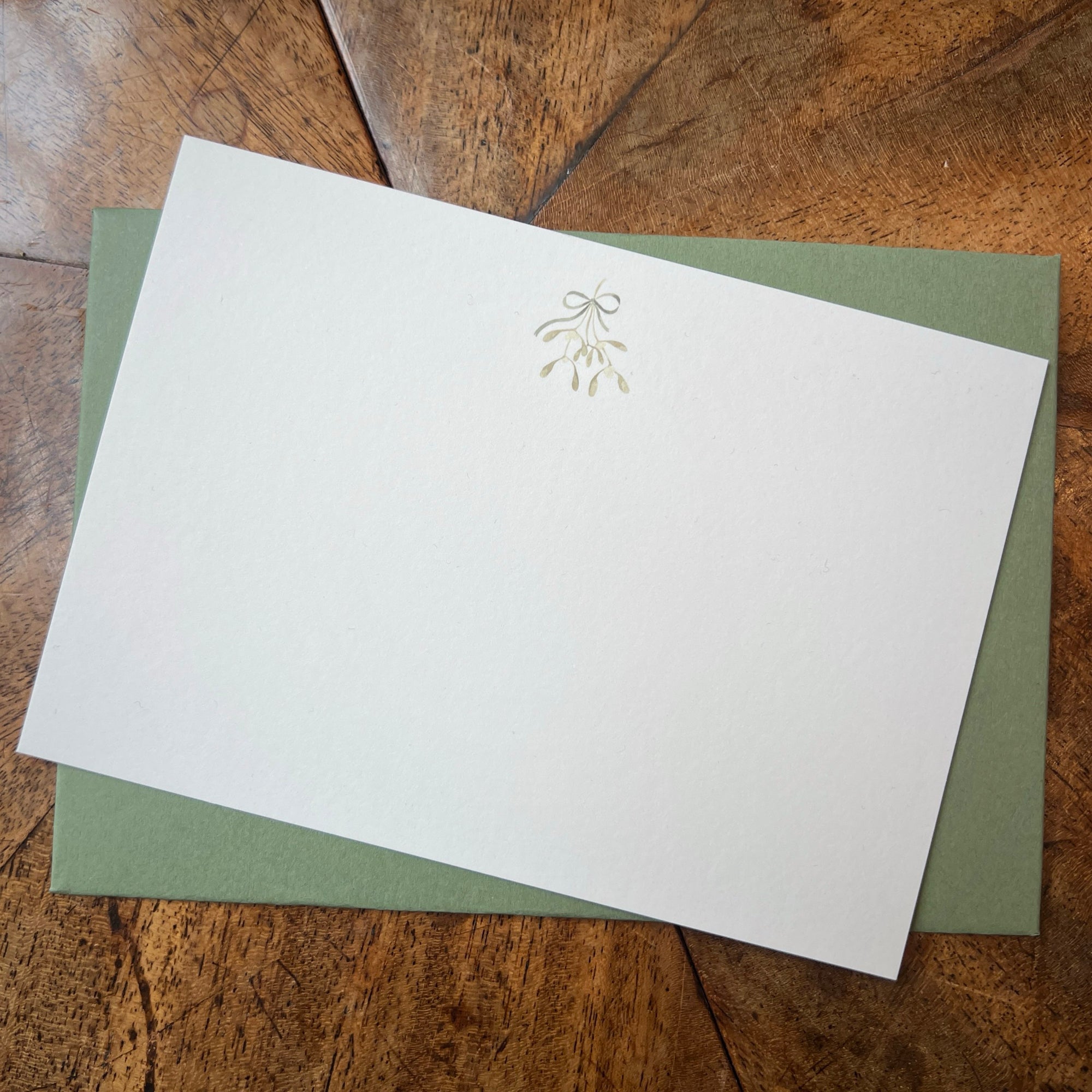 Mistletoe Note Cards