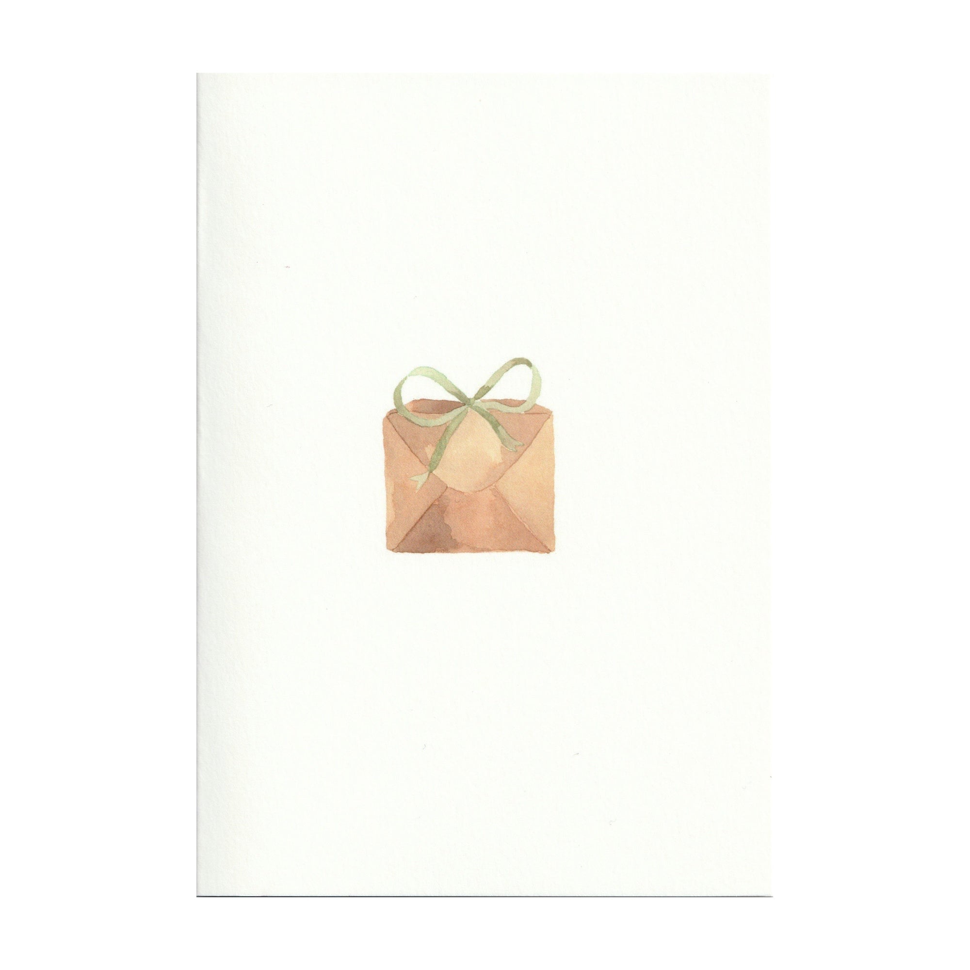 Brown Paper Package Card