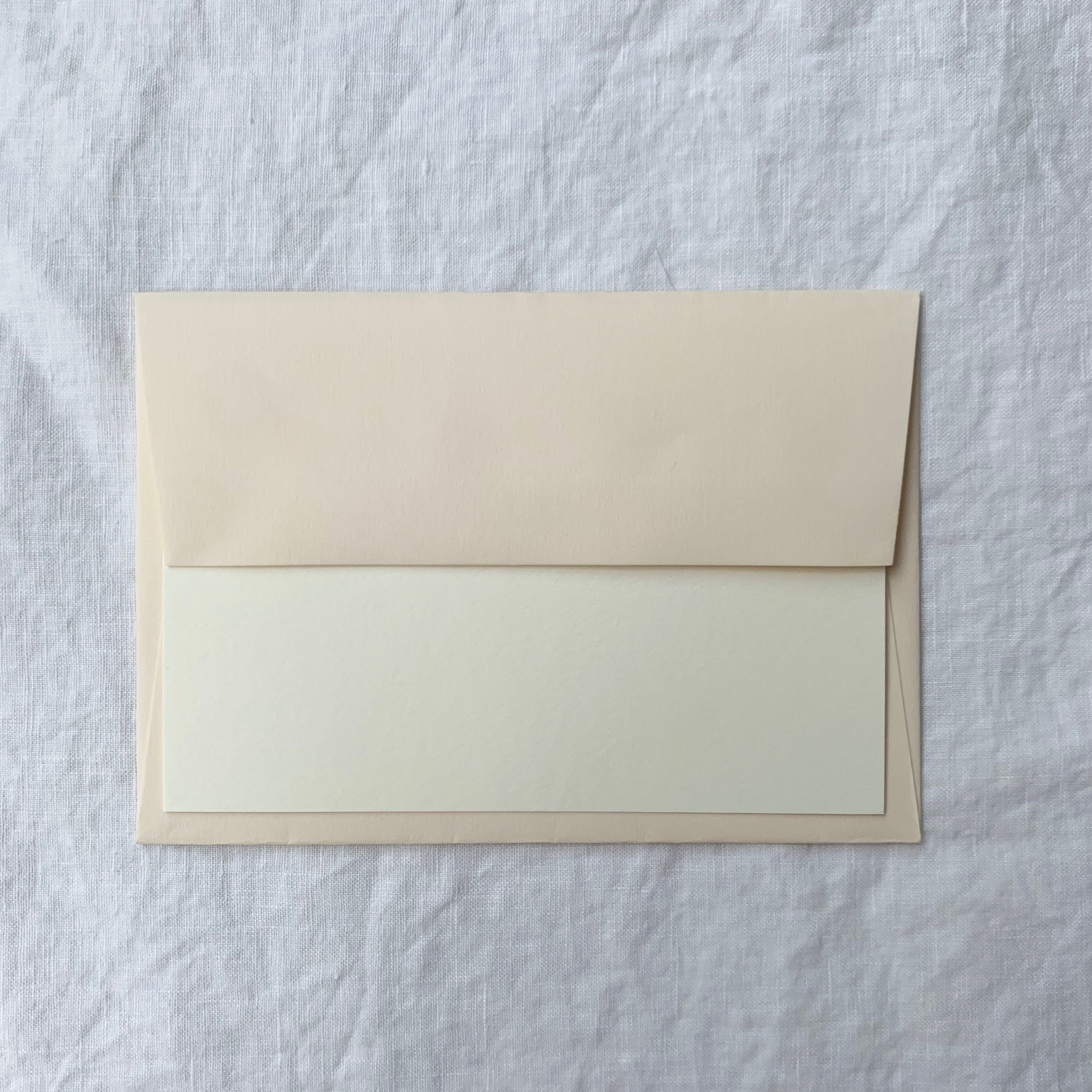 Plain Note Cards in Cotton