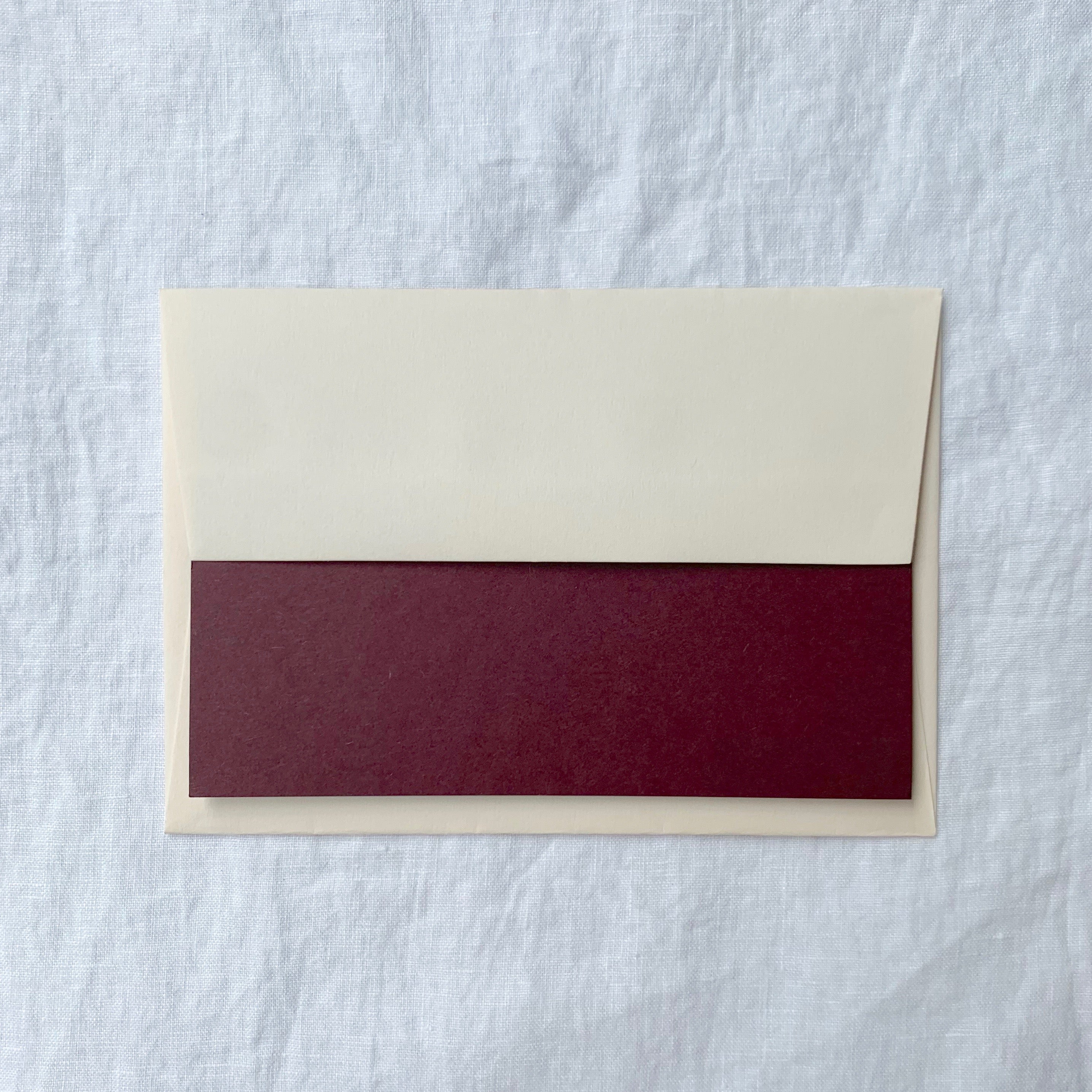 Plain Note Cards in Grape