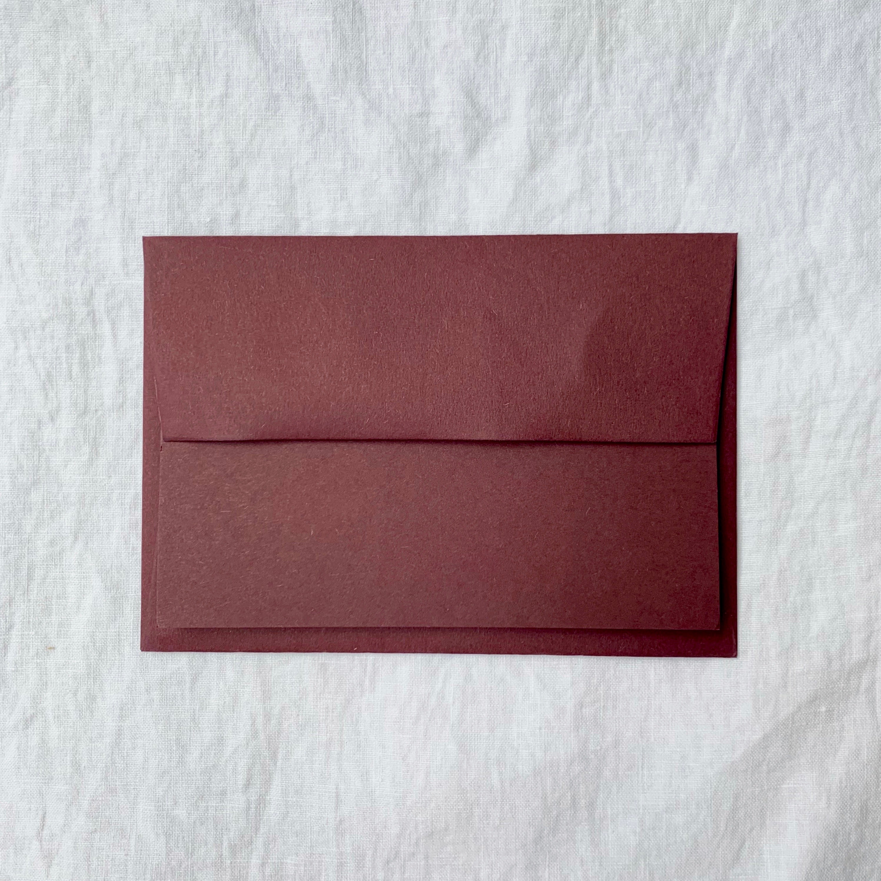 Plain Note Cards in Grape