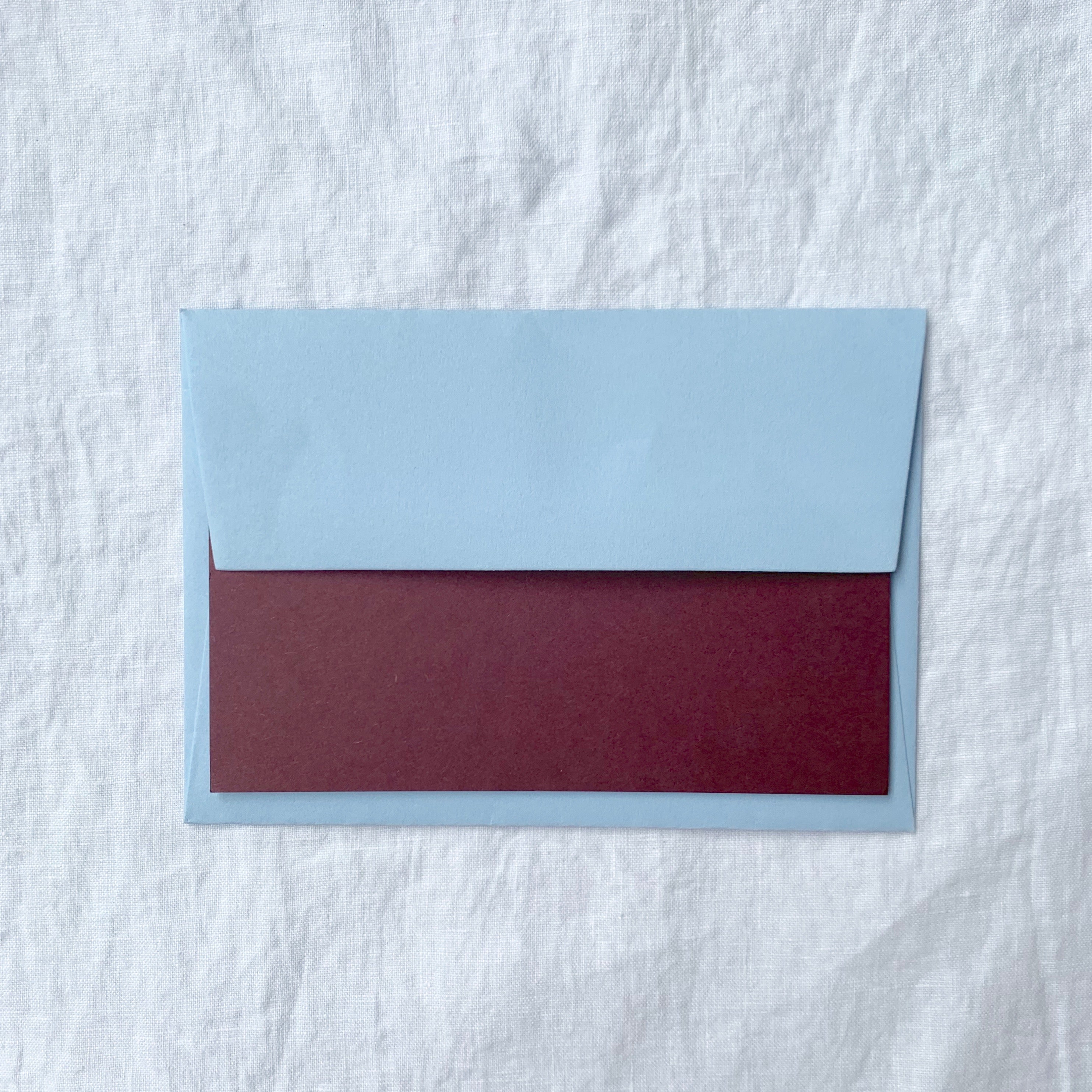 Personalised Note Cards in Grape