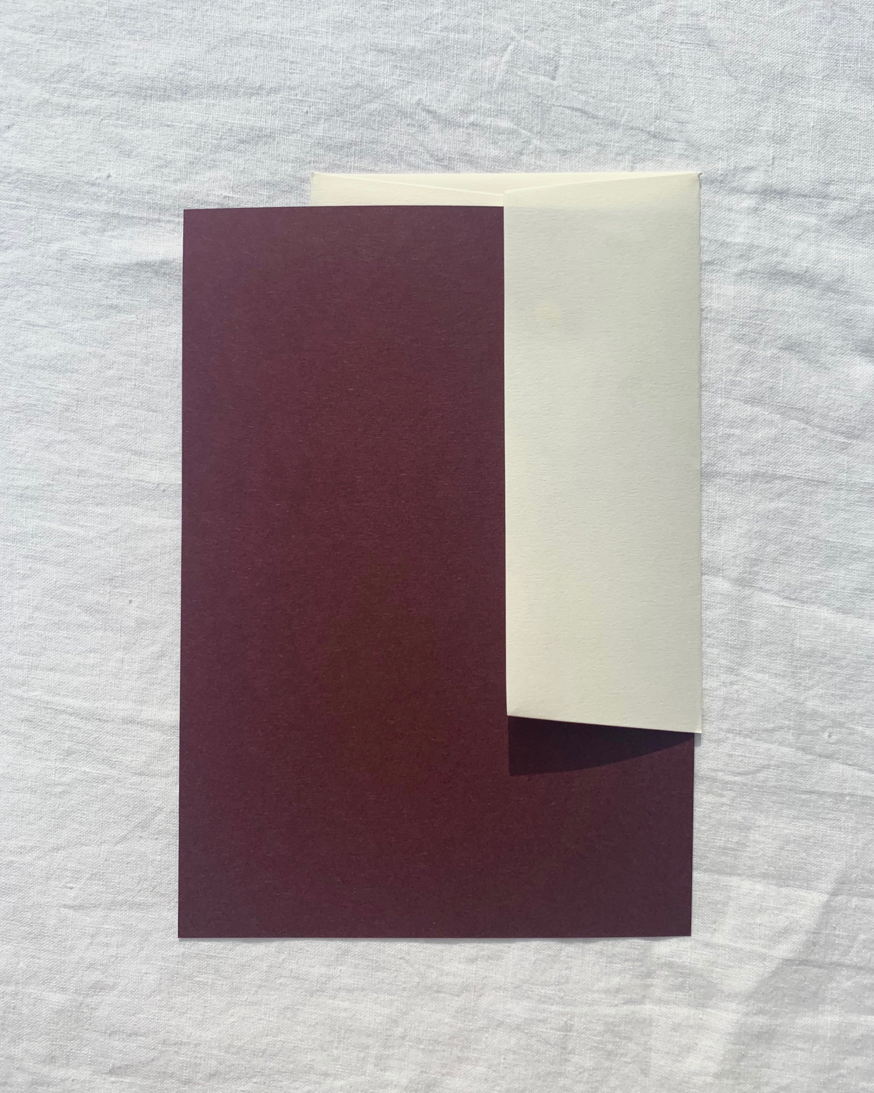 Plain Writing Paper in Grape