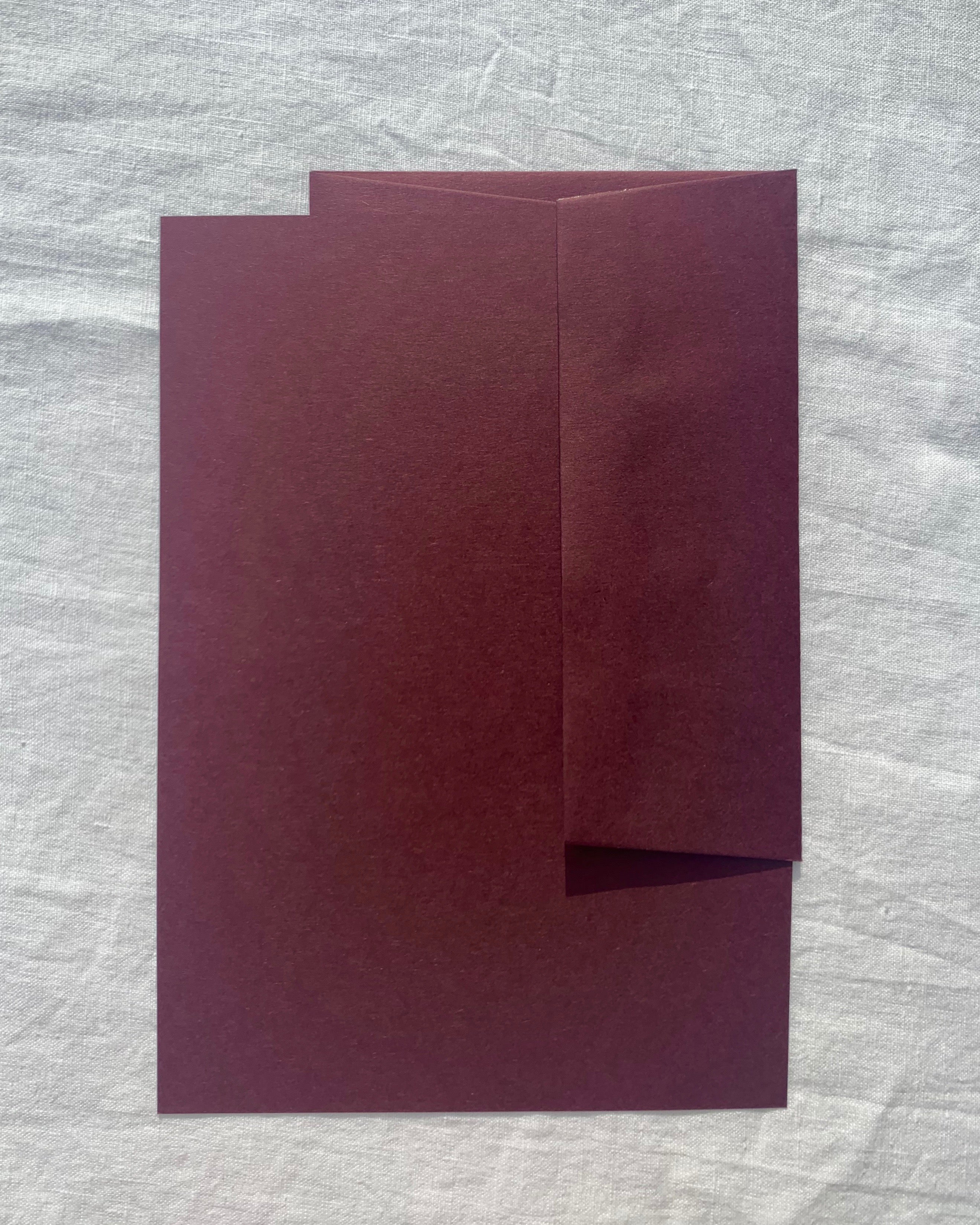 Plain Writing Paper in Grape