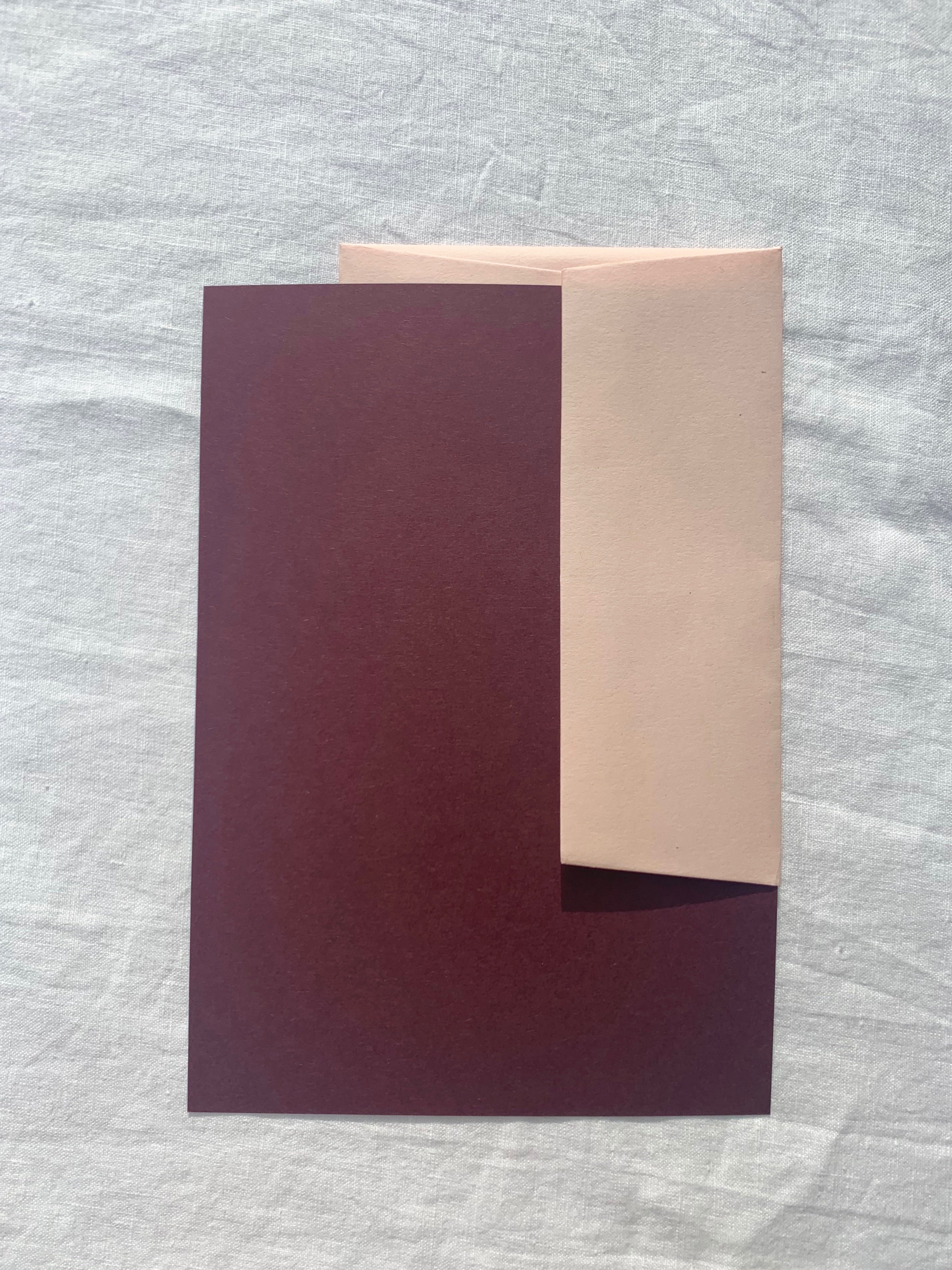 Plain Writing Paper in Grape