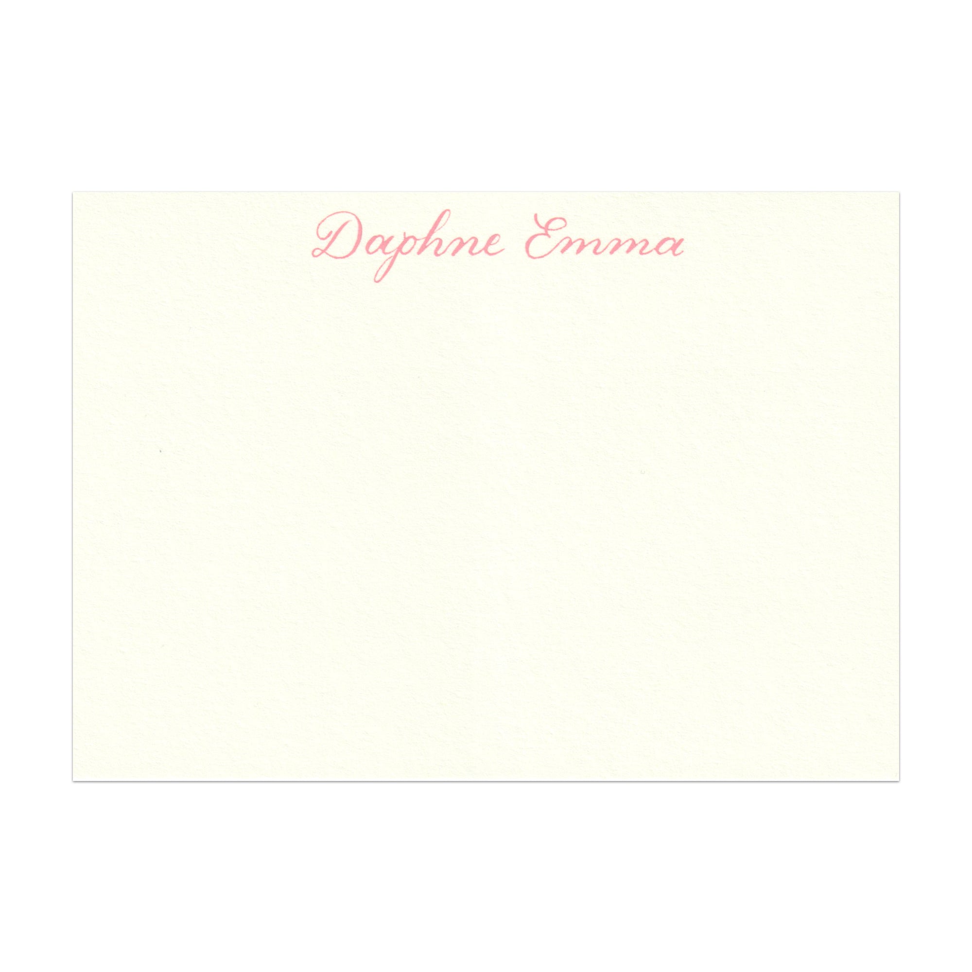 Baby Girl Note Cards in Cotton