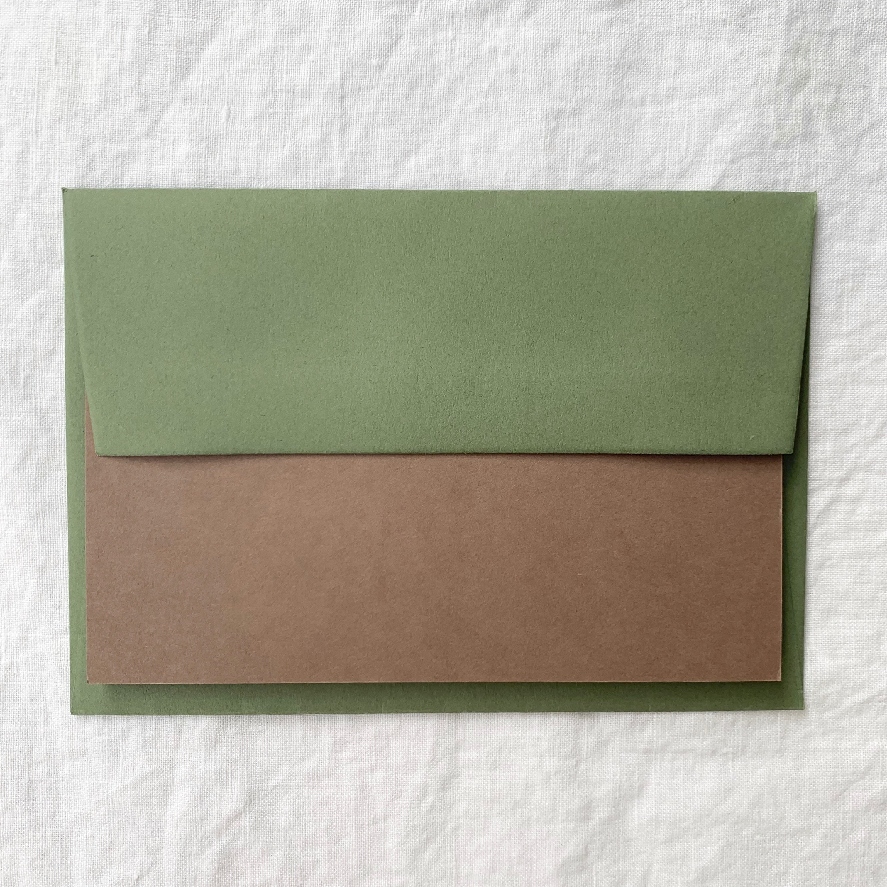 Personalised Note Cards in Nubuck
