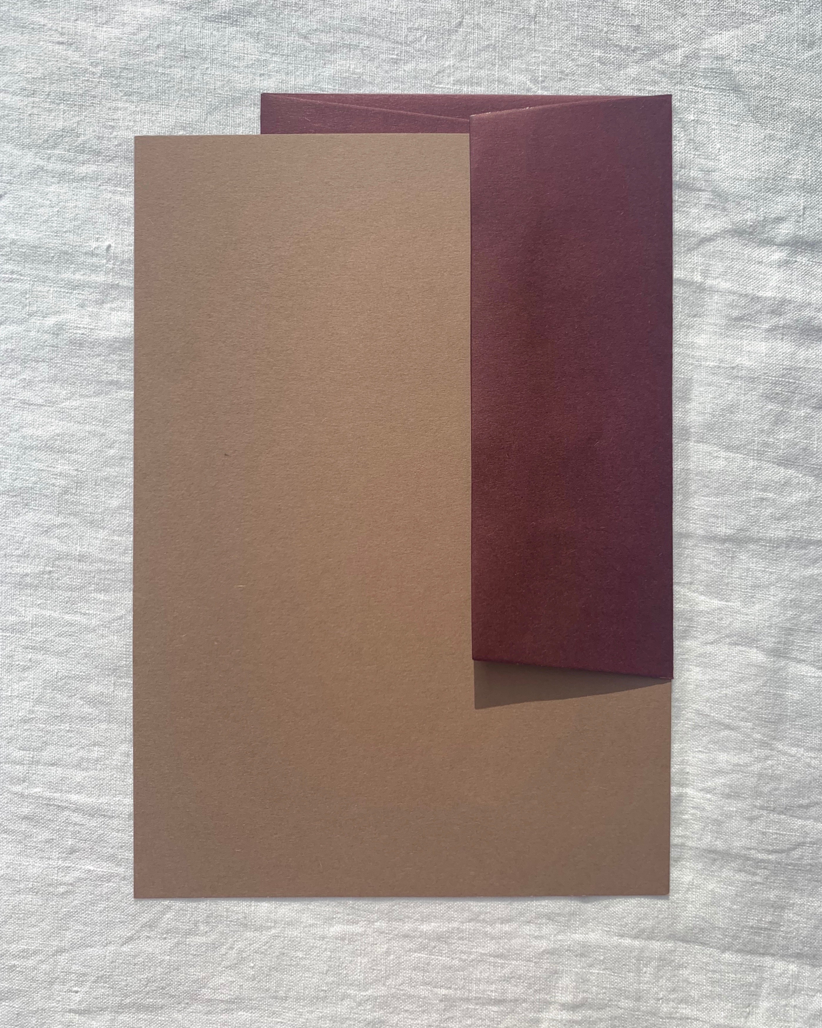 Plain Writing Paper in Nubuck