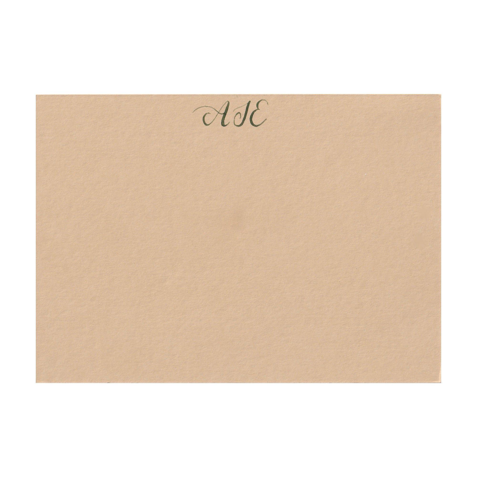 Personalised Note Cards in Oat