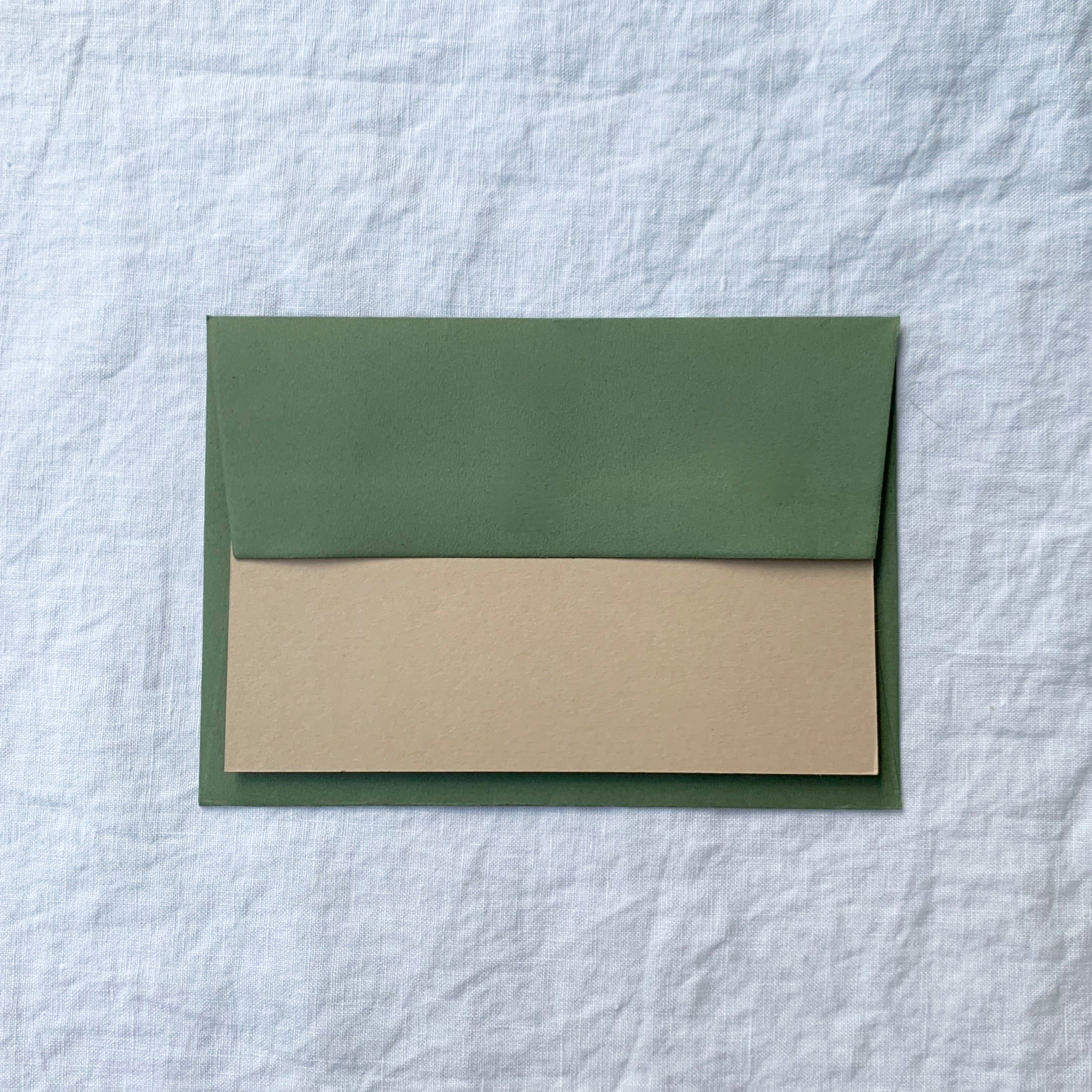 Personalised Note Cards in Oat