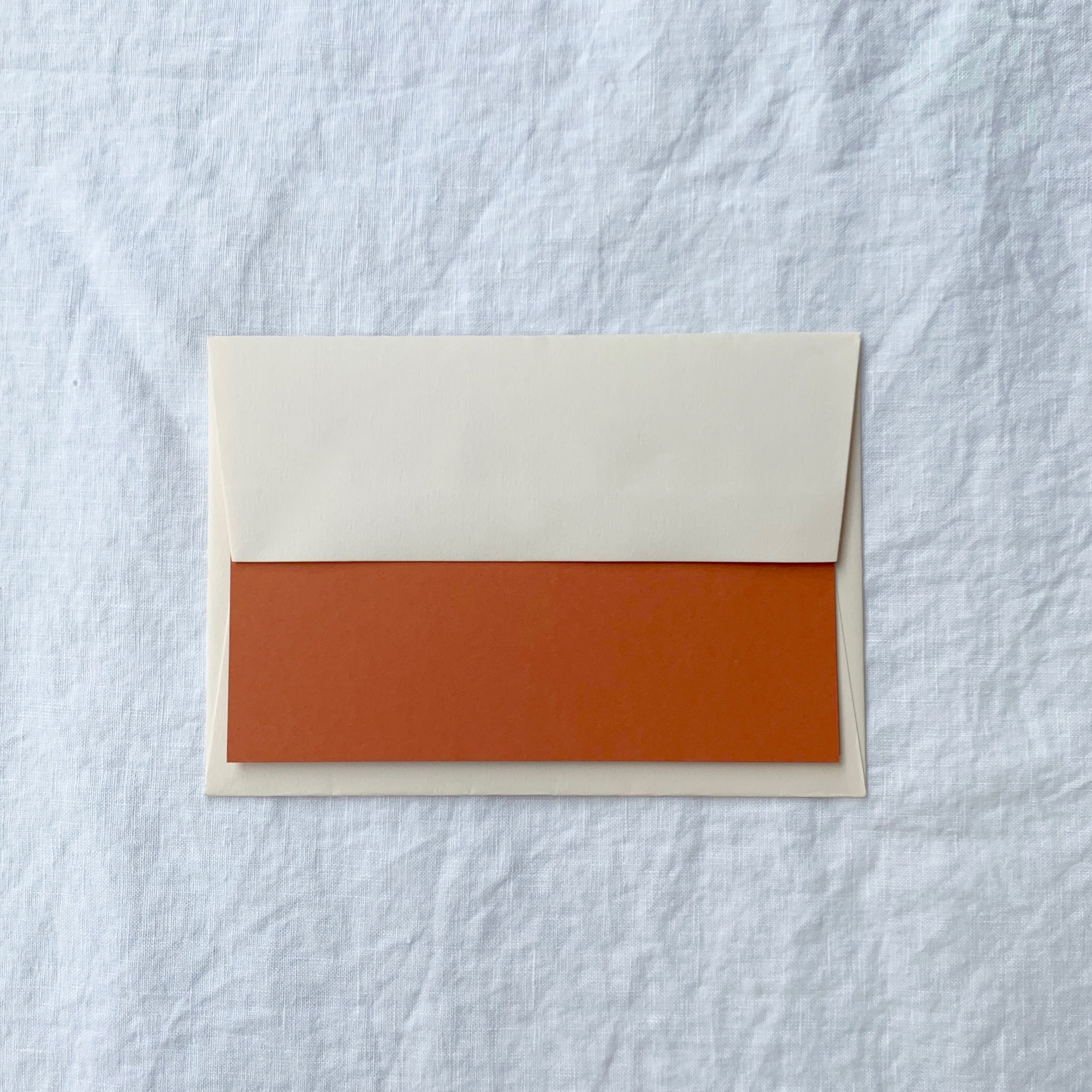 Plain Note Cards in Russet
