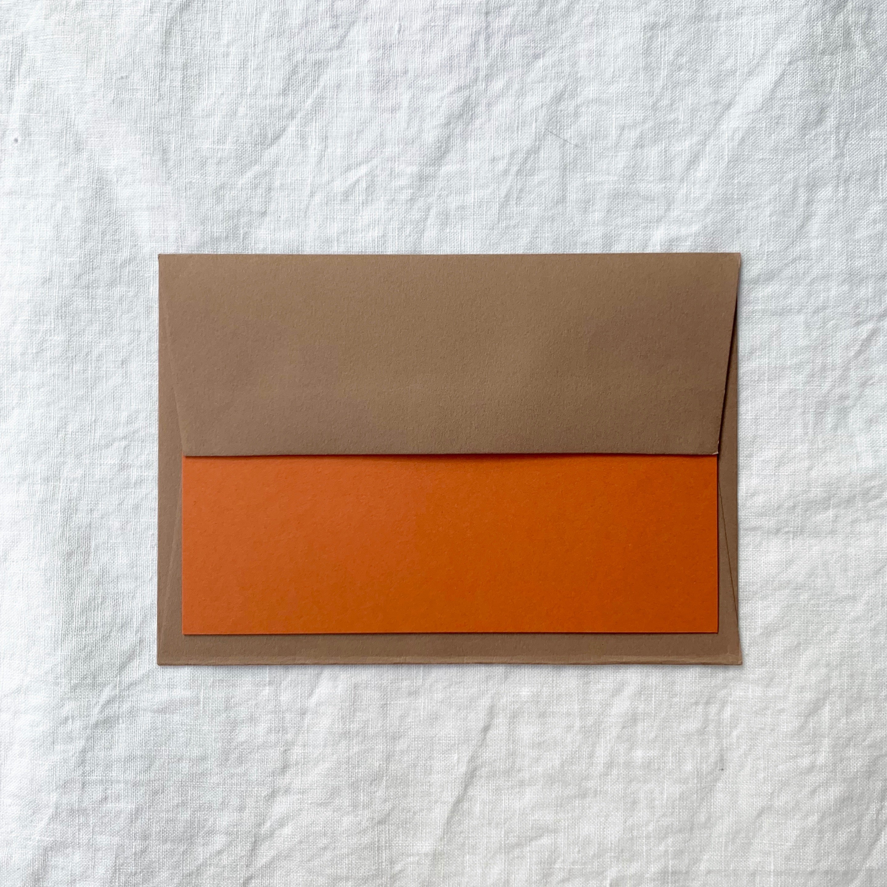 Plain Note Cards in Russet