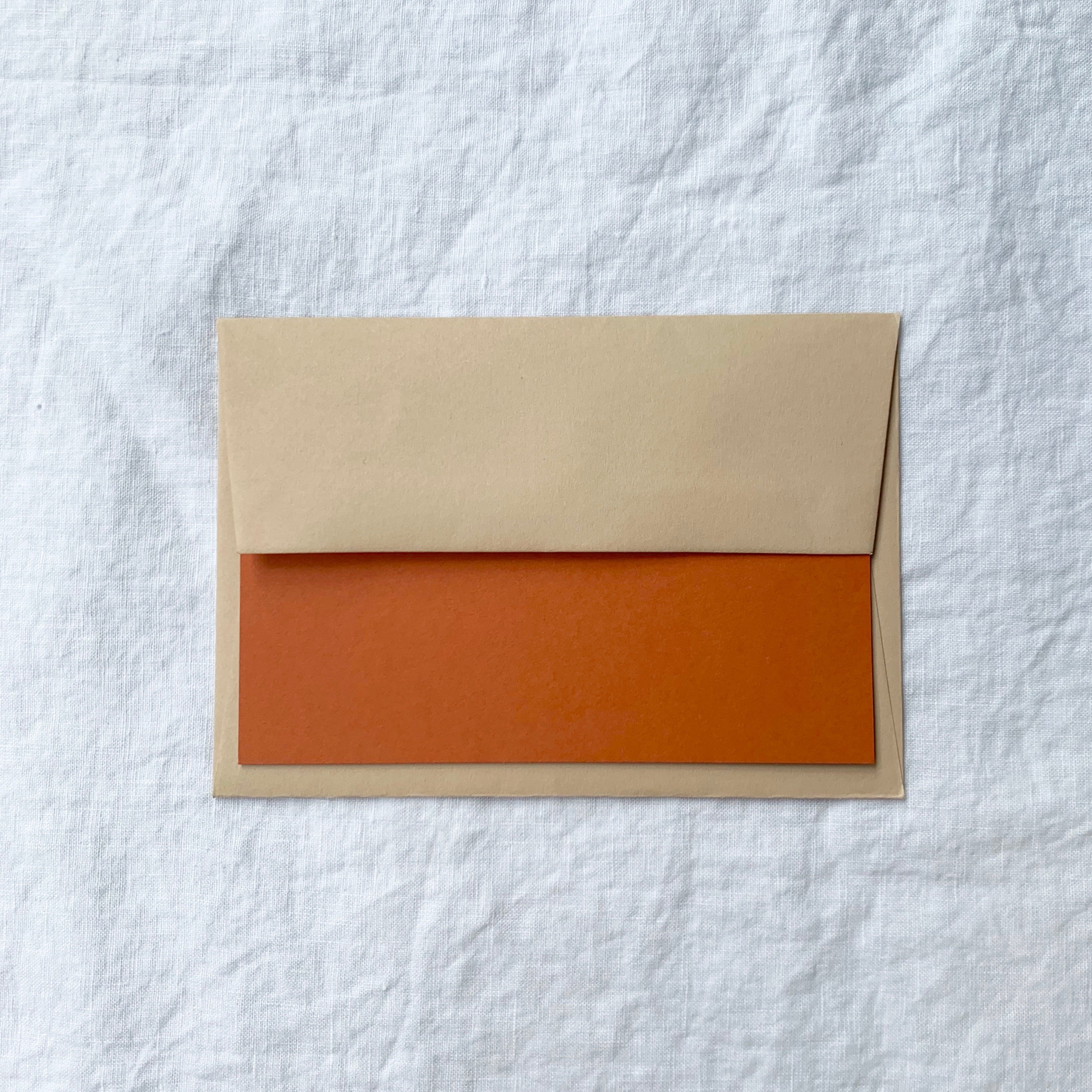 Plain Note Cards in Russet