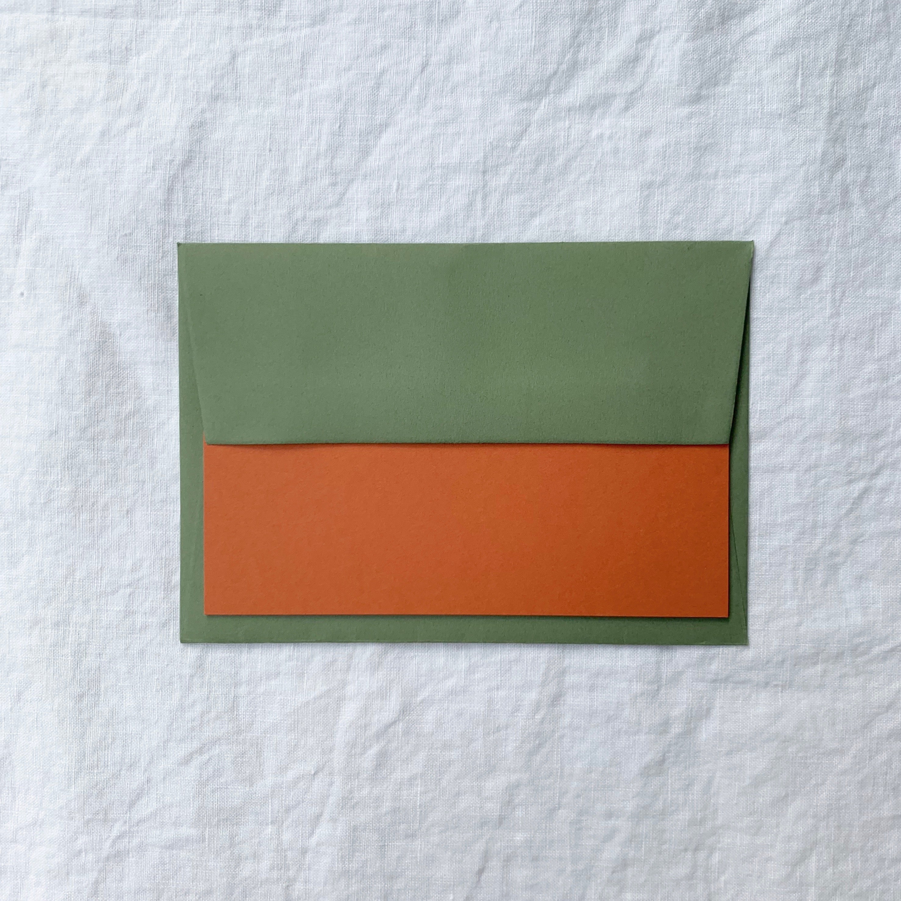 Plain Note Cards in Russet