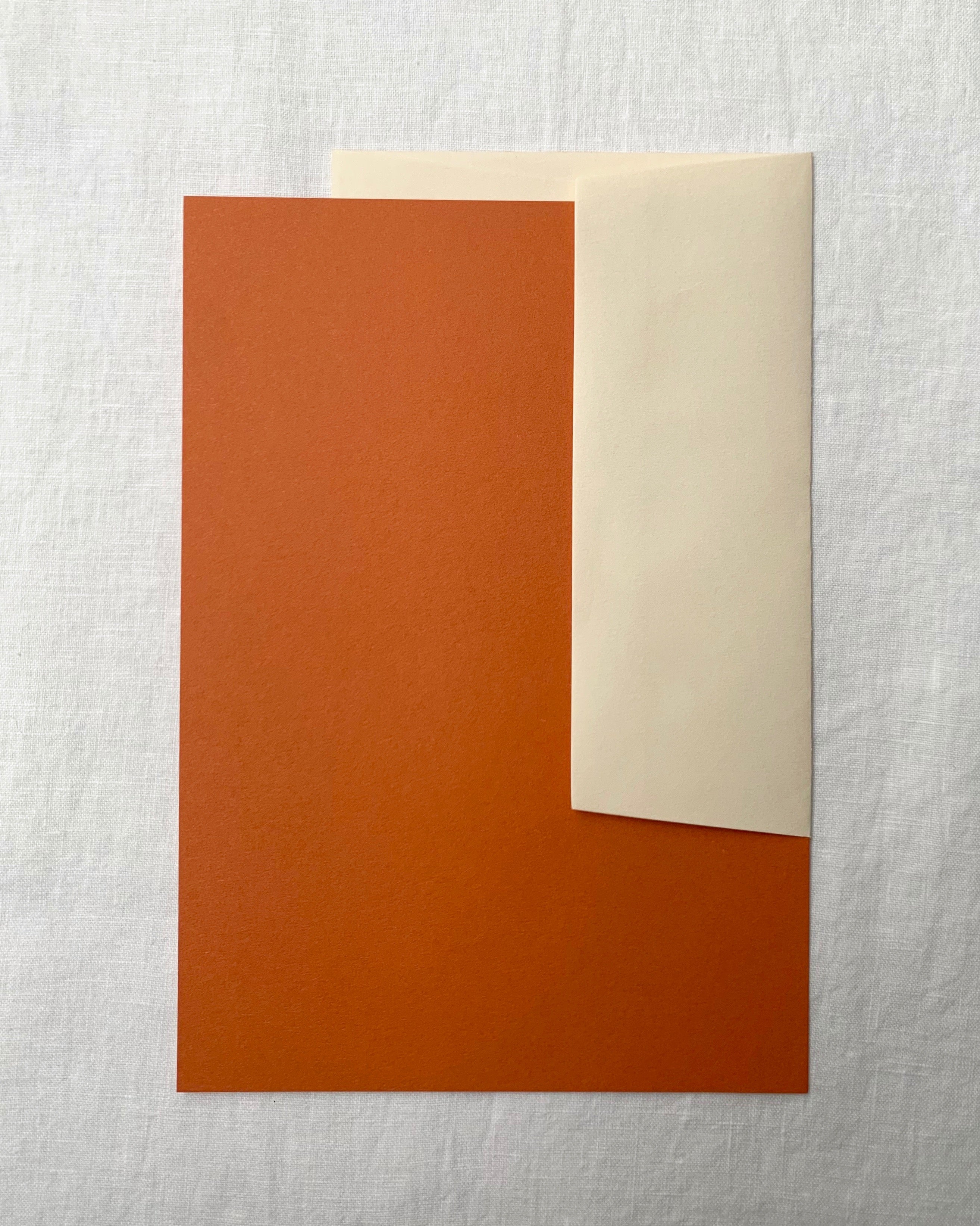 Plain Writing Paper in Russet
