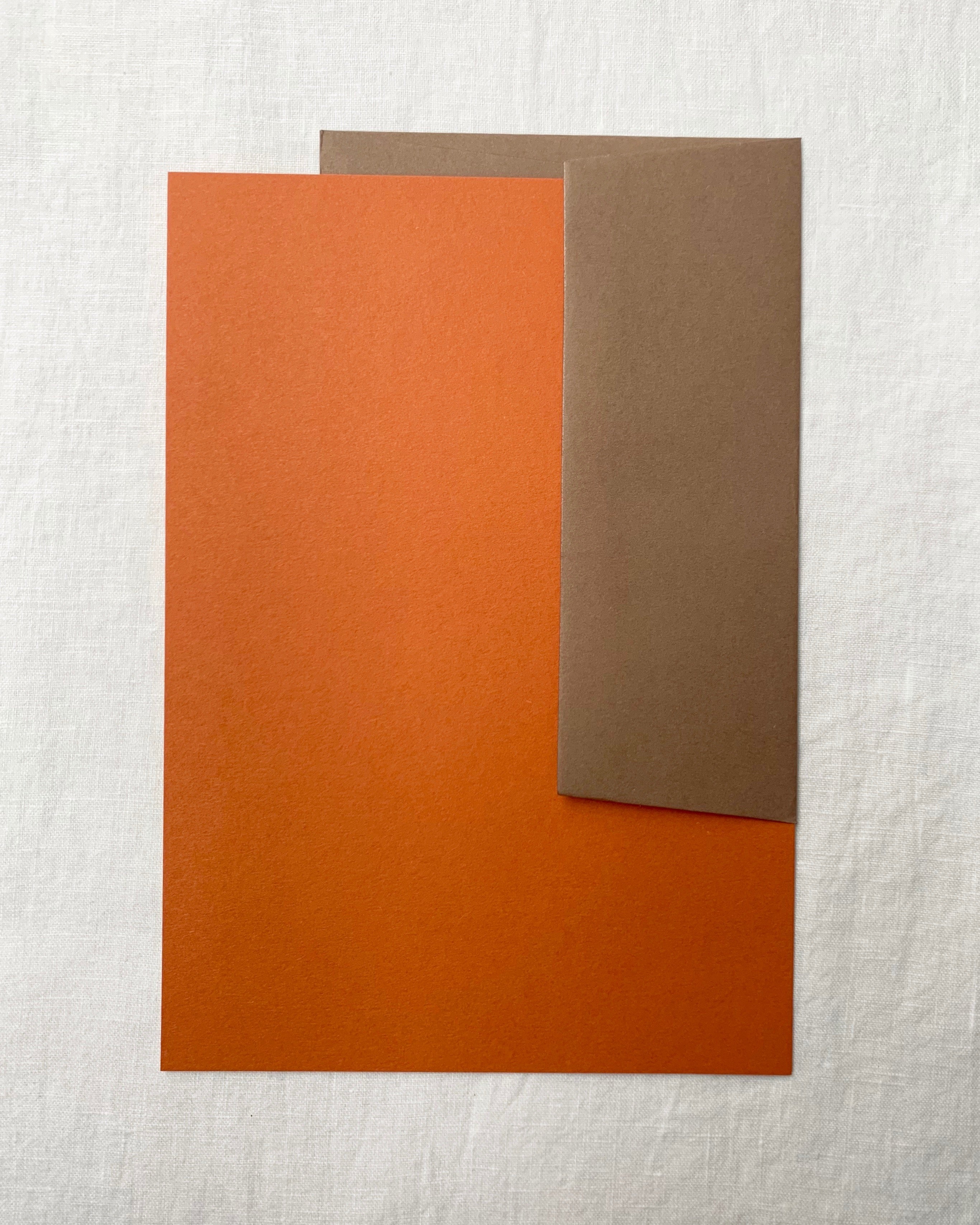 Plain Writing Paper in Russet