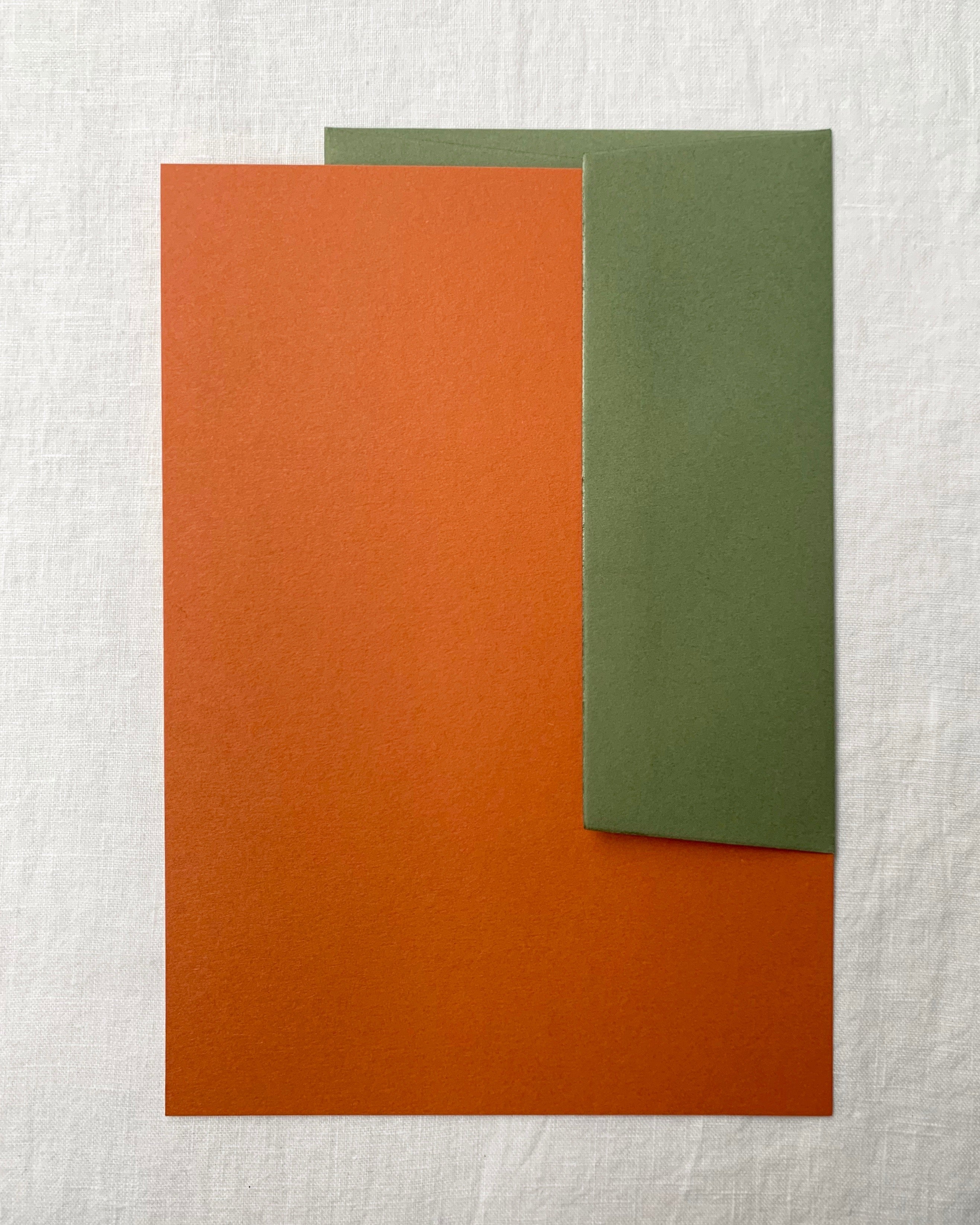 Plain Writing Paper in Russet