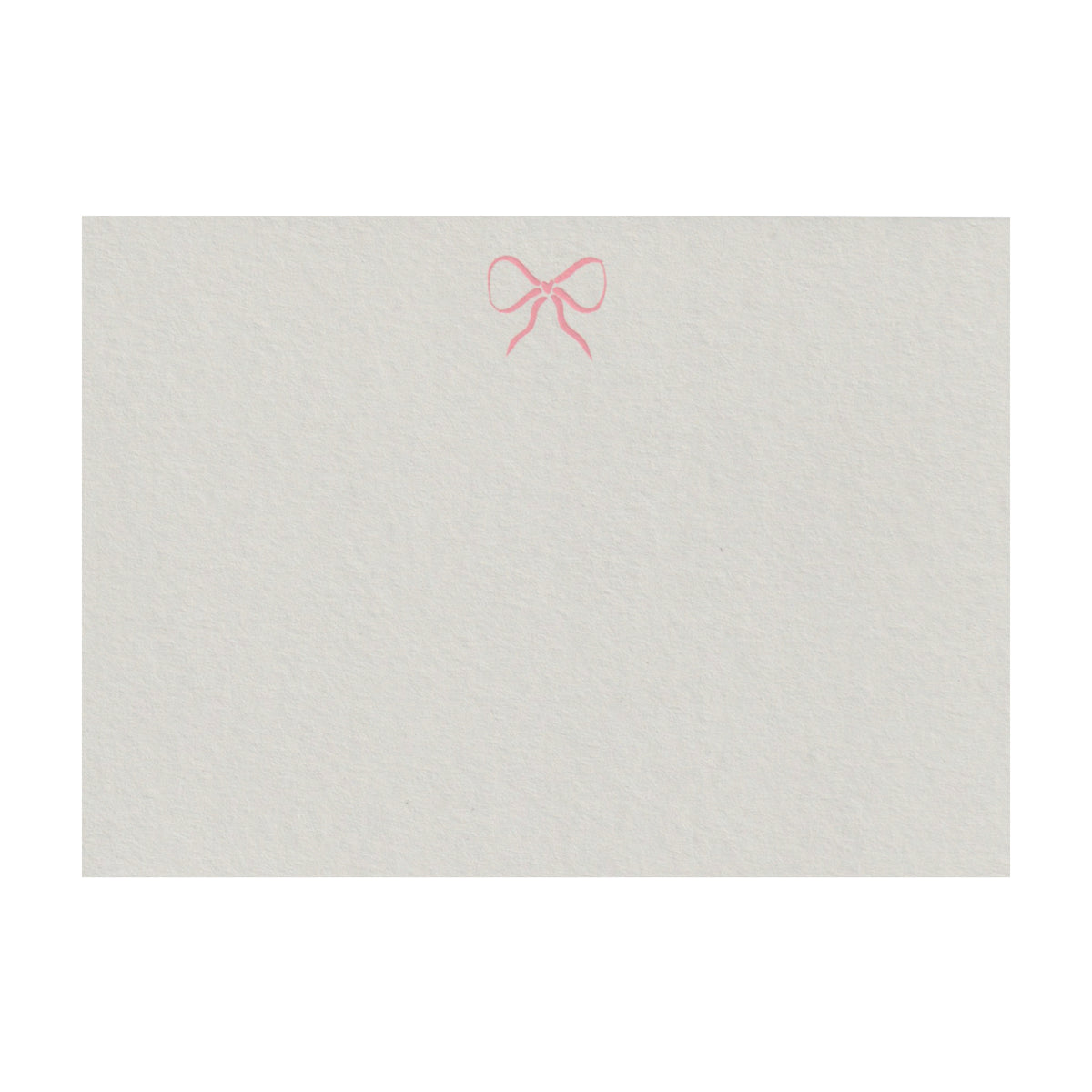 Hand Painted Bow Note Cards in Dove
