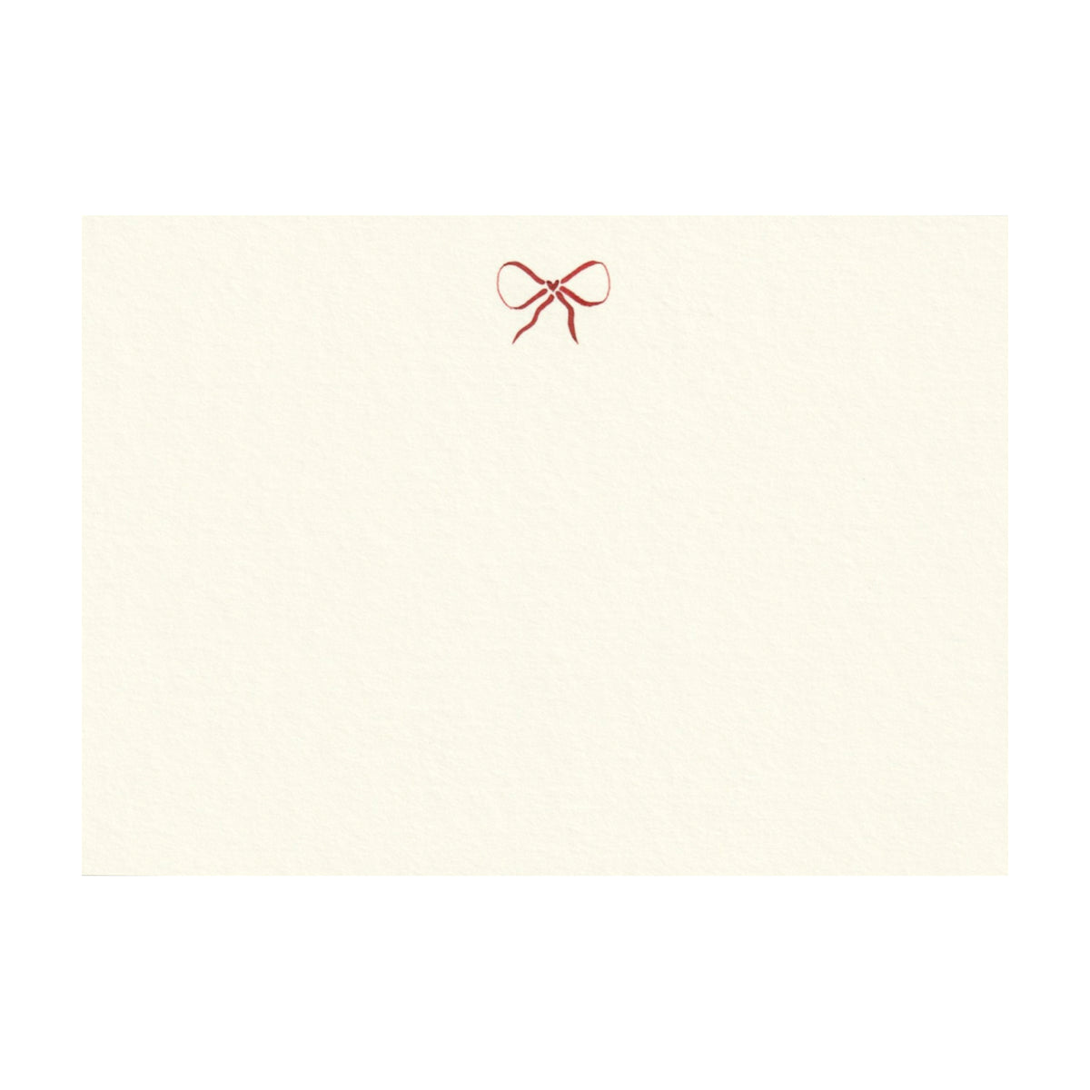 Note Bow Hand Painted Bow Note Cards in Ivory