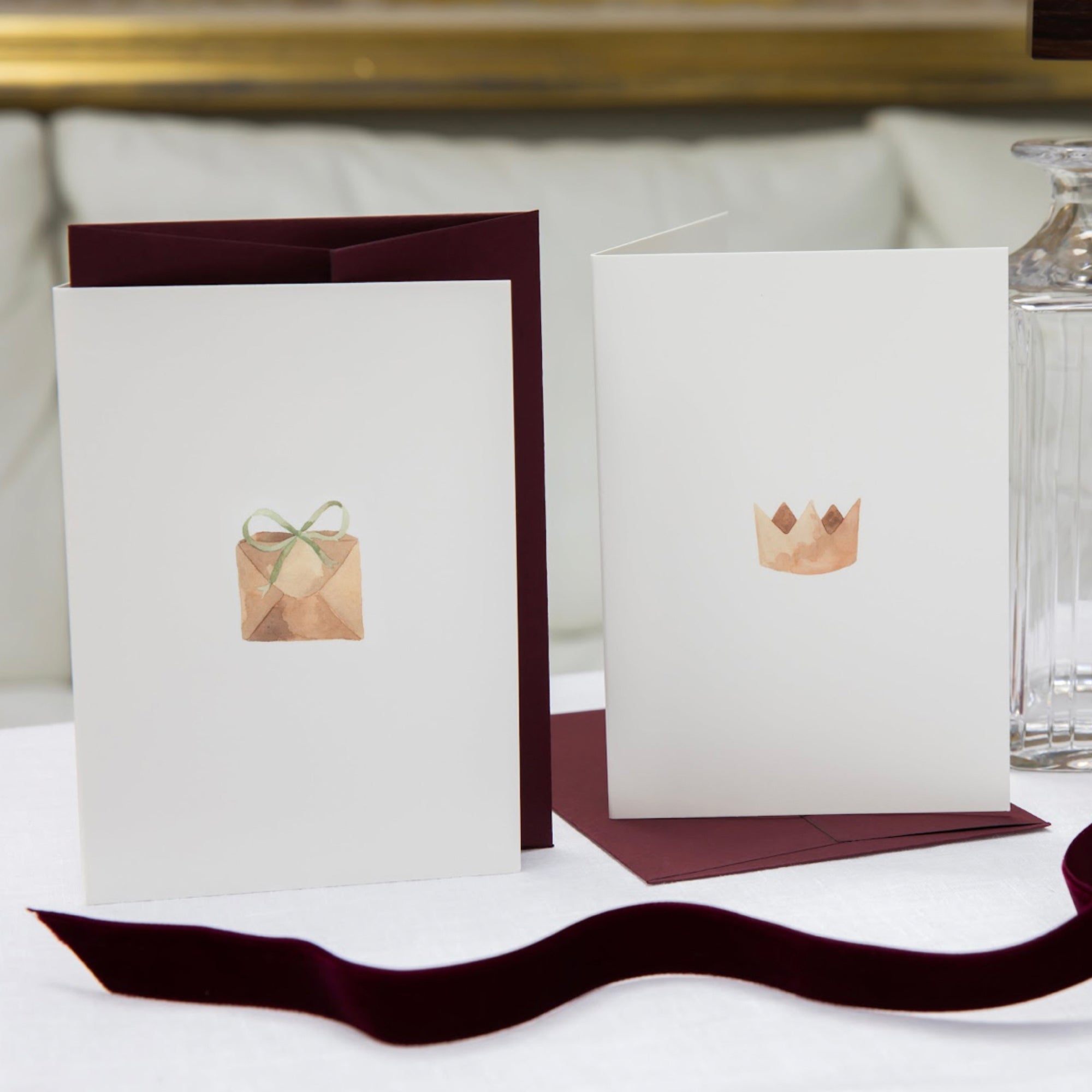 Brown Paper Package Card