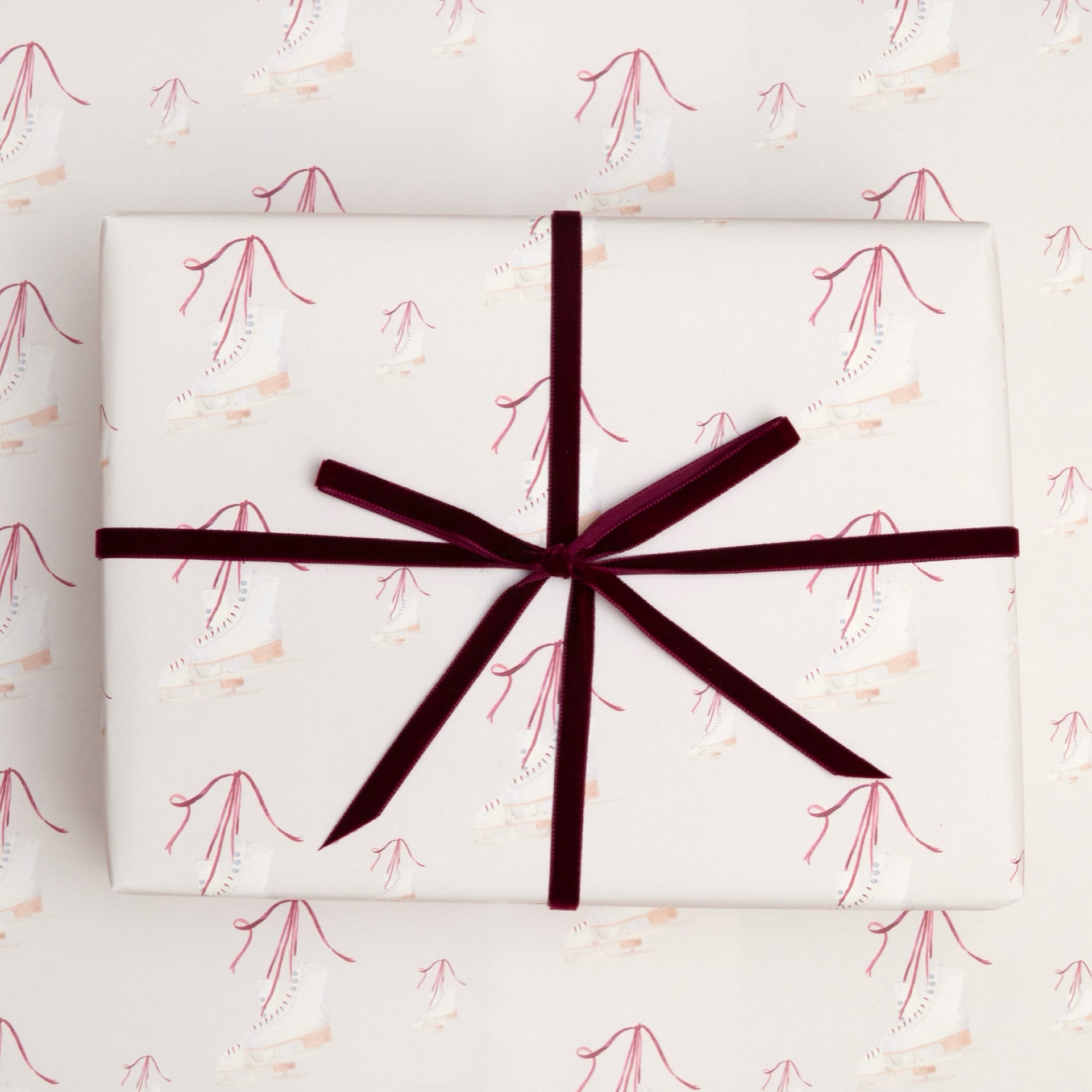 Ice Skates Wrapping Paper