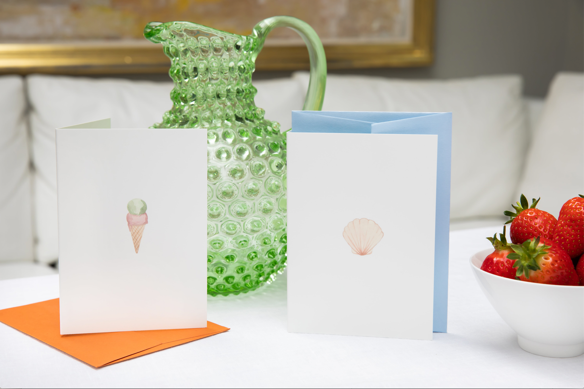 Pack of 5 Seashell Cards - Seconds
