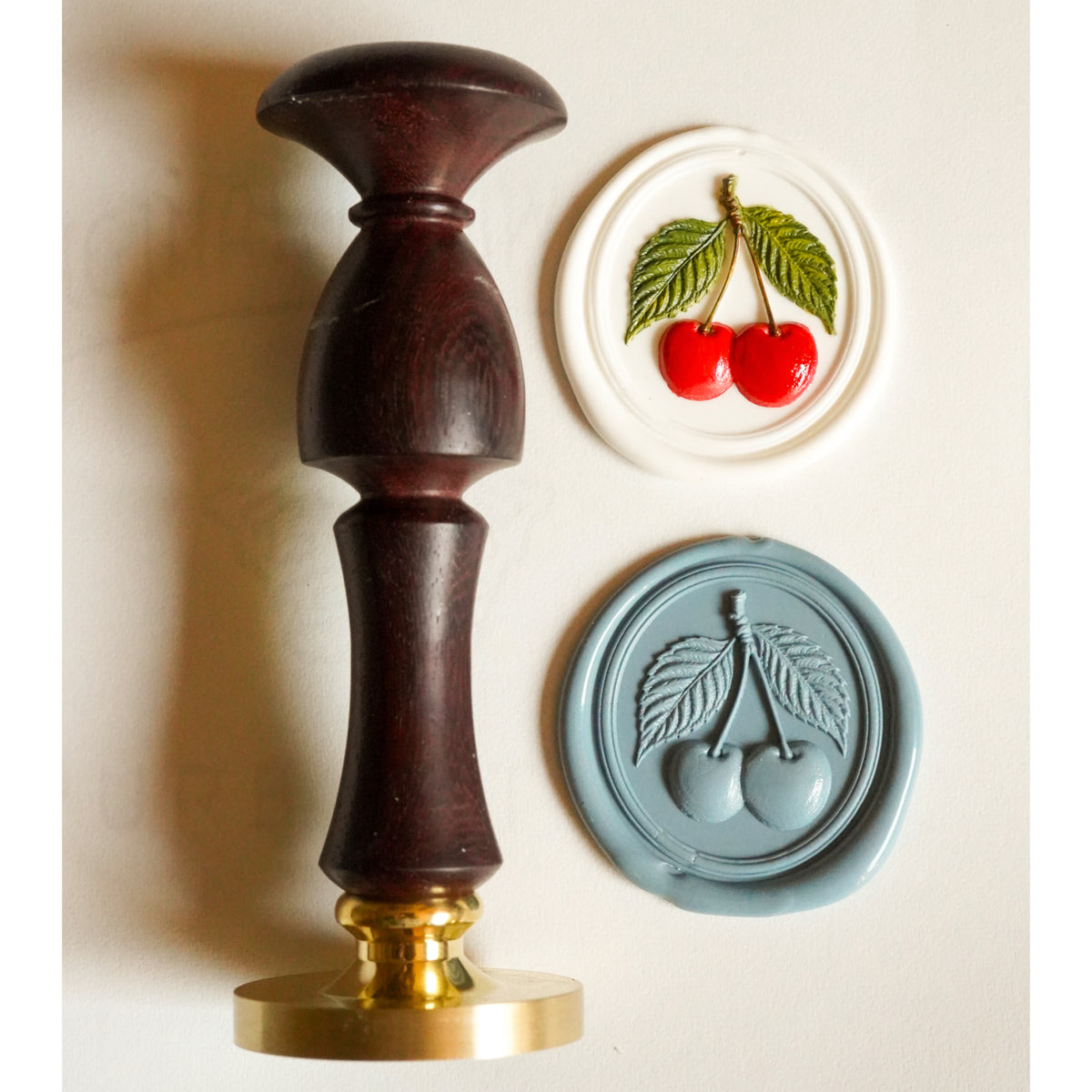 Pair of Cherries Wax Seal
