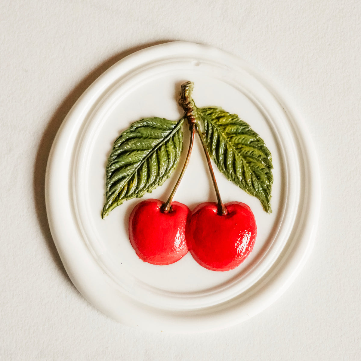 Pair of Cherries Wax Seal