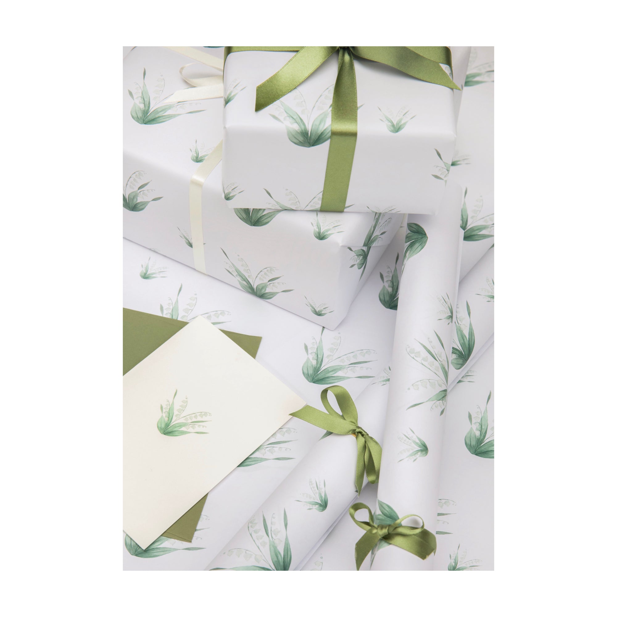 Lily of the Valley wrapping paper by Memo Press