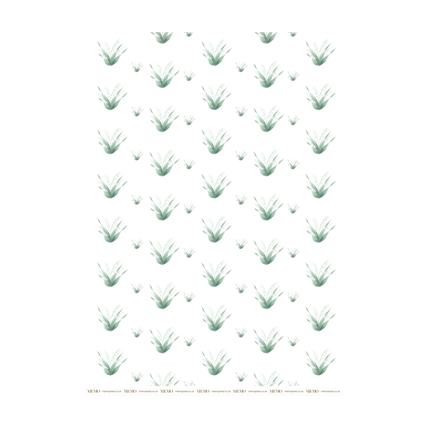 Lily of the Valley Plant Wrapping Paper