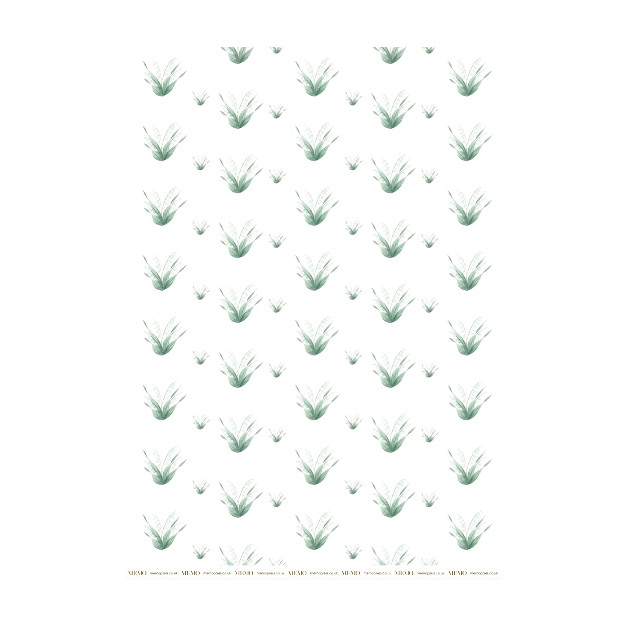 Lily of the Valley wrapping paper by Memo Press