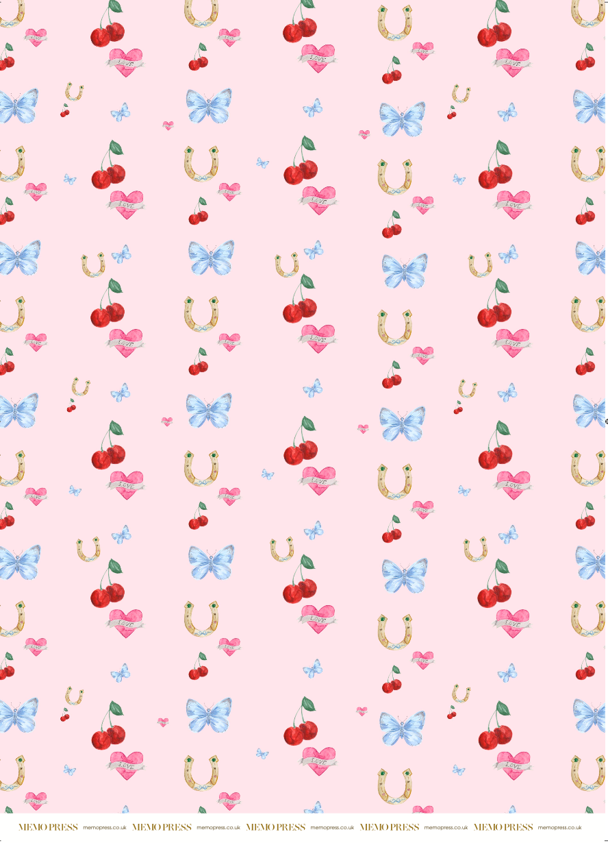 Lucky Heart Wrapping Paper