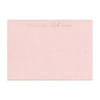 Personalised Note Cards in Shell Pink