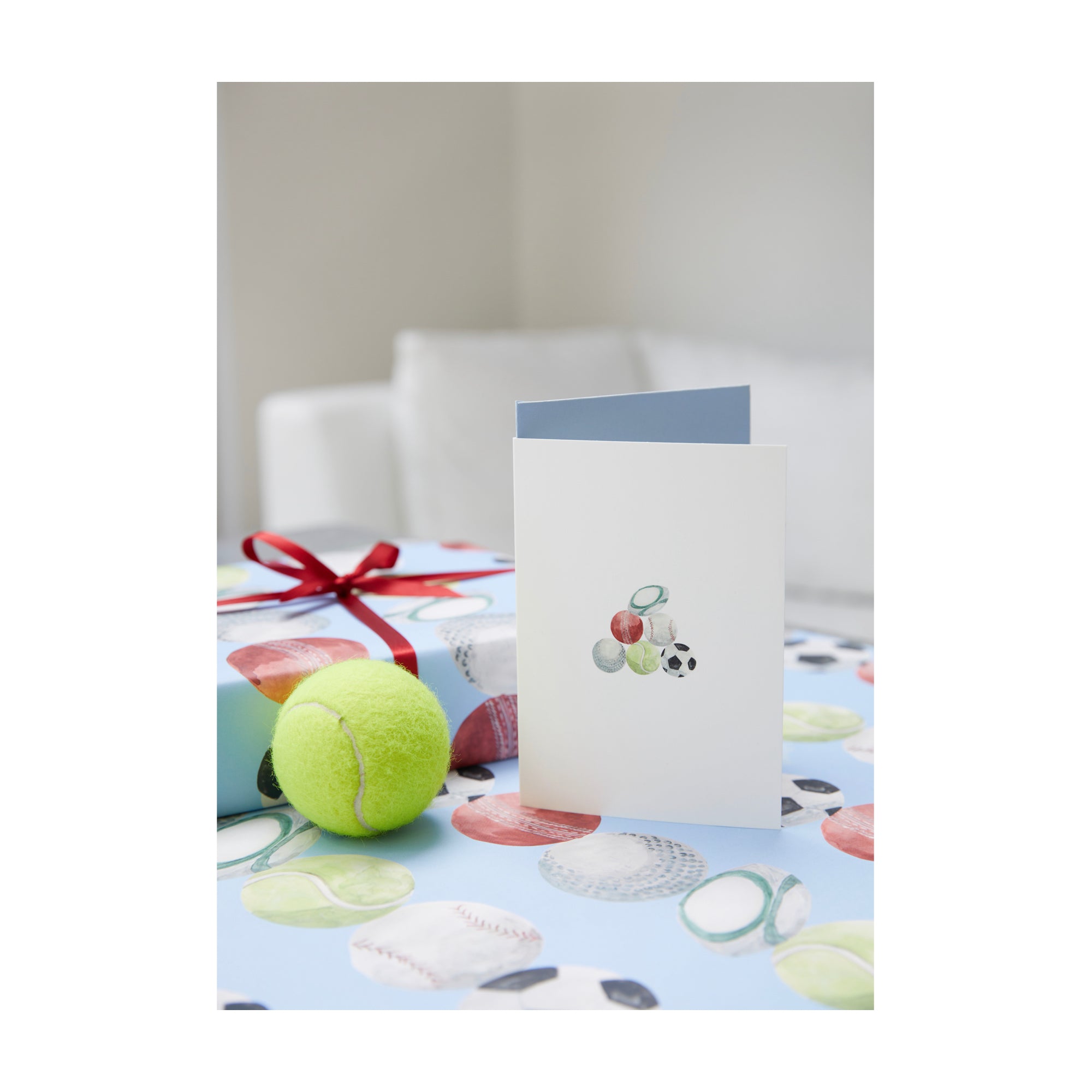 Sports themed greetings card by memo press