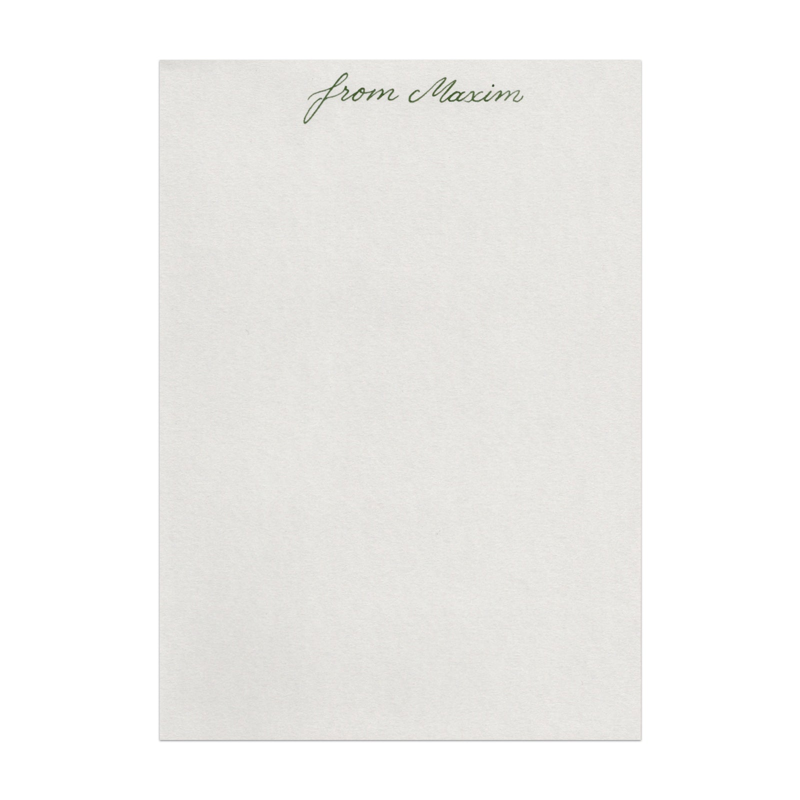 Personalised Writing Paper